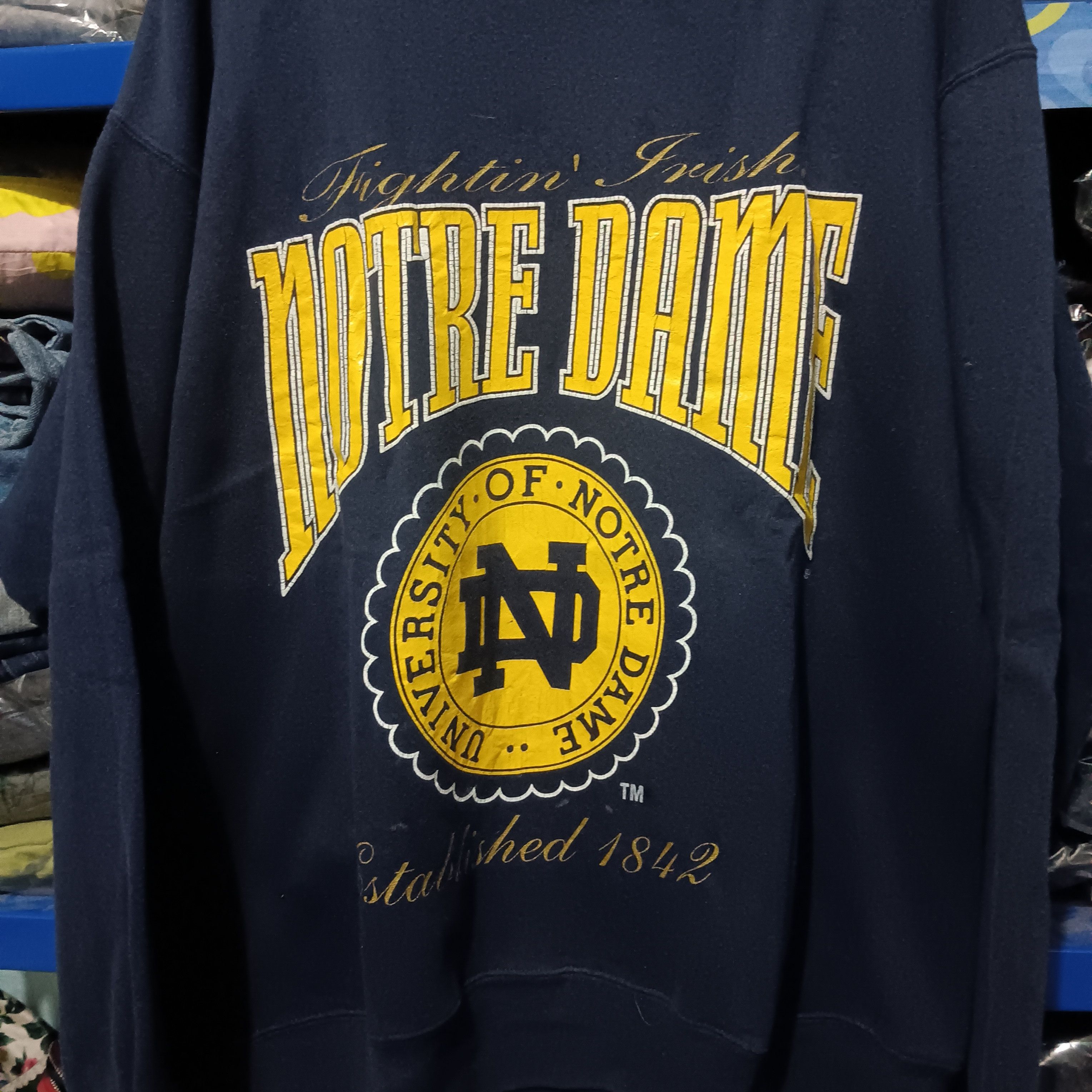 Nutmeg Vintage Nutmeg NOTRE DAME crewneck Size US XL / EU 56 / 4 - 2 Thumbnail