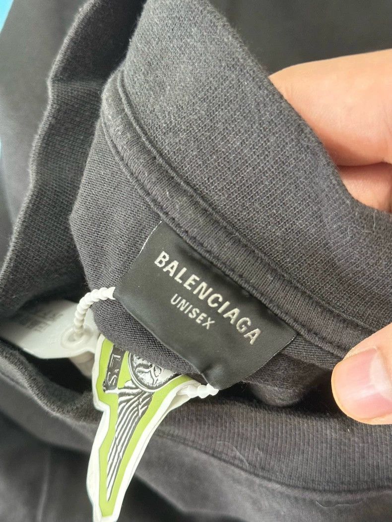 Balenciaga Balenciaga SS24 Blue Logo Short Sleeve T-Shirt Size US L / EU 52-54 / 3 - 4 Thumbnail