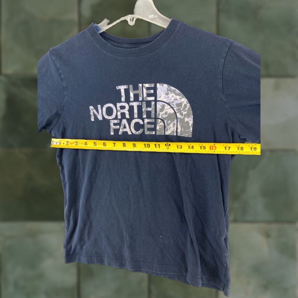 The North Face The North Face Womens TShirt Small Blue Outdoor Logo Spellout Shirt Women Small Blue Outdoor Logo Spellout Size S / US 4 / IT 40 - 1 Thumbnail