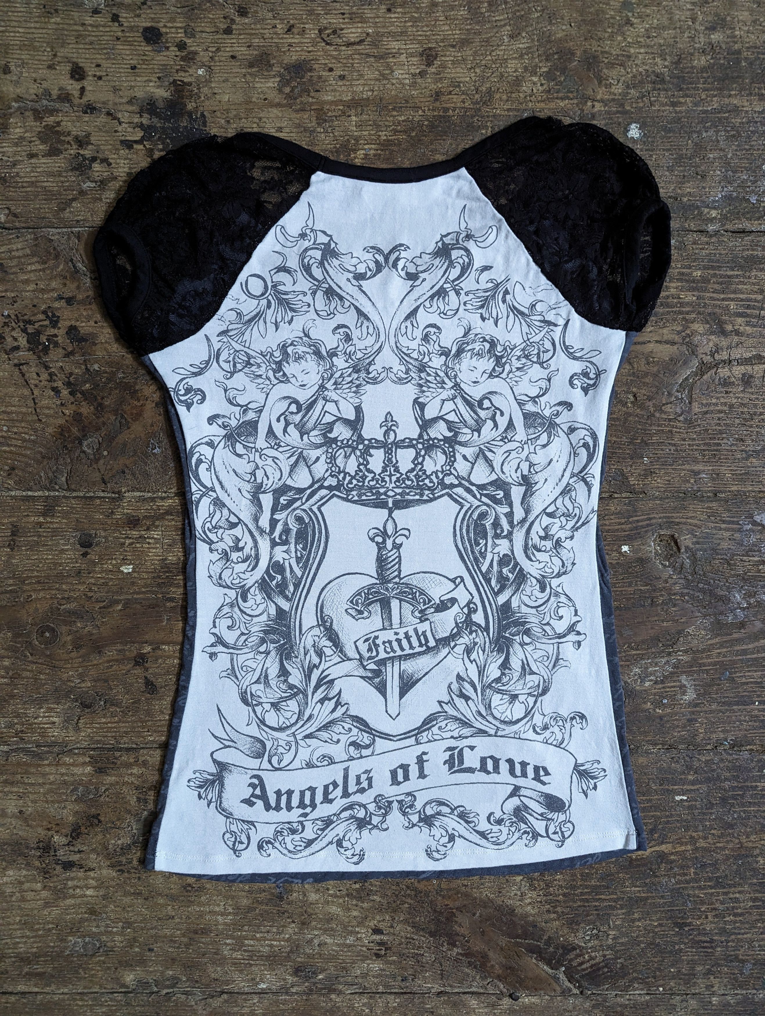 Faith Connexion 00s Faith Connecxion "Angels Of Love" Graphic Top Size S / US 4 / IT 40 - 1 Thumbnail