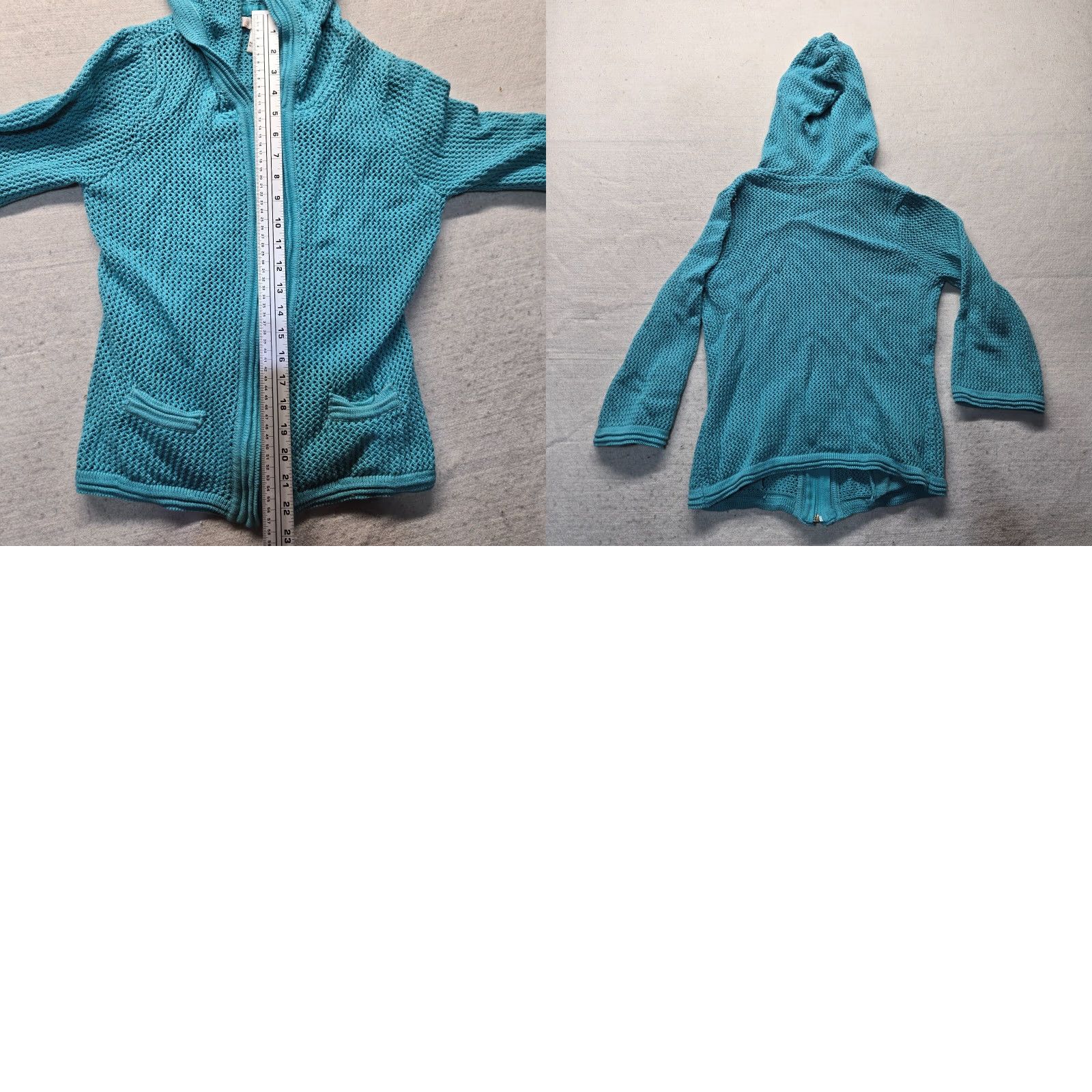 Vintage VINTAGE Jenni Women's Sweatshirt Hoodie Pullover S Small Blue Cotton Knit Casual Modern Size S / US 4 / IT 40 - 8 Thumbnail
