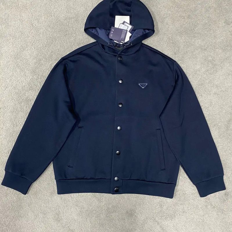 Prada Prada Men's Spring Autumn Navy Cardigan Size US M / EU 48-50 / 2 - 1 Thumbnail