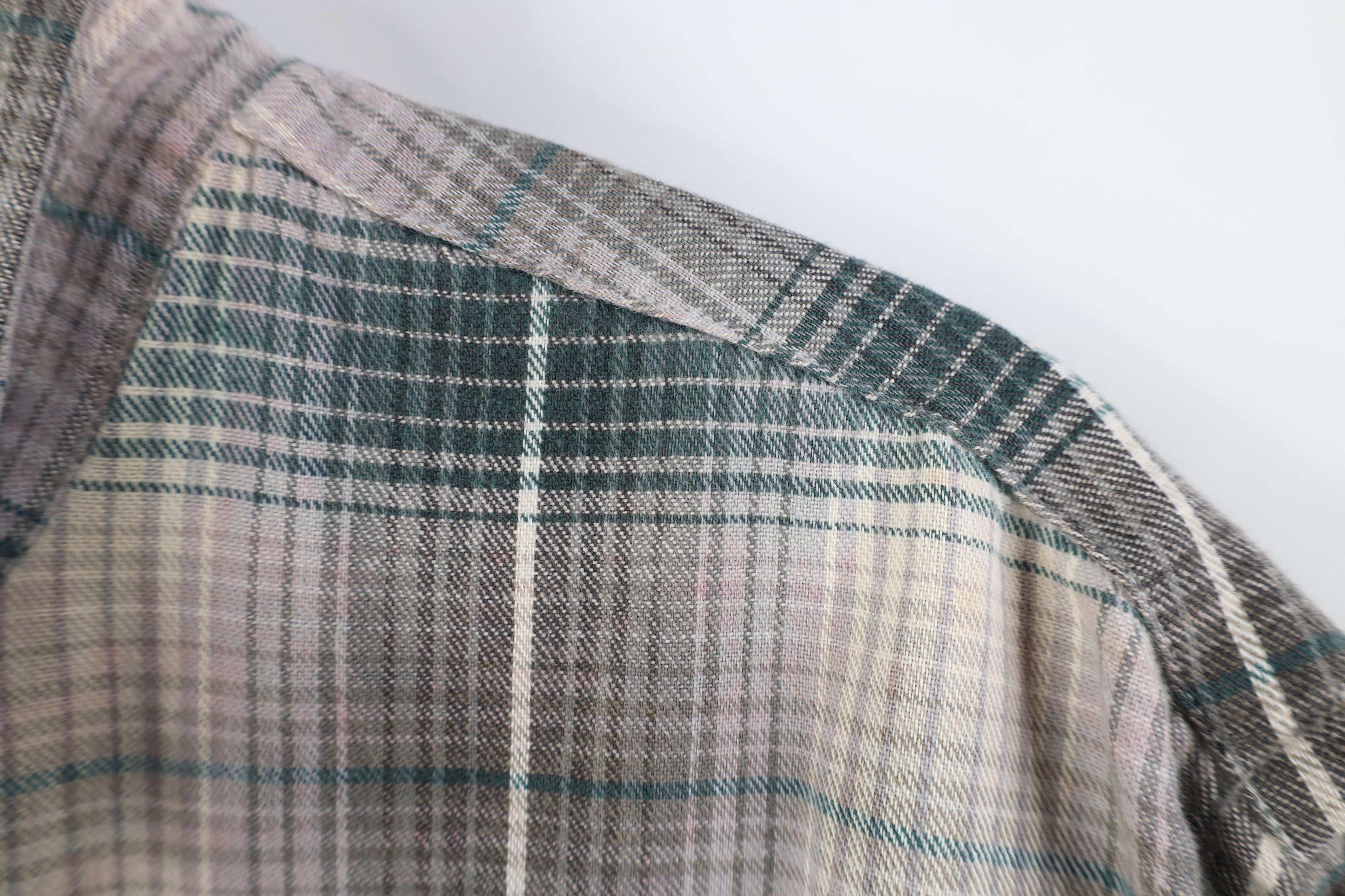 Vintage Vintage 90s Streetwear Collared Button Down Shirt Plaid Size US L / EU 52-54 / 3 - 7 Thumbnail