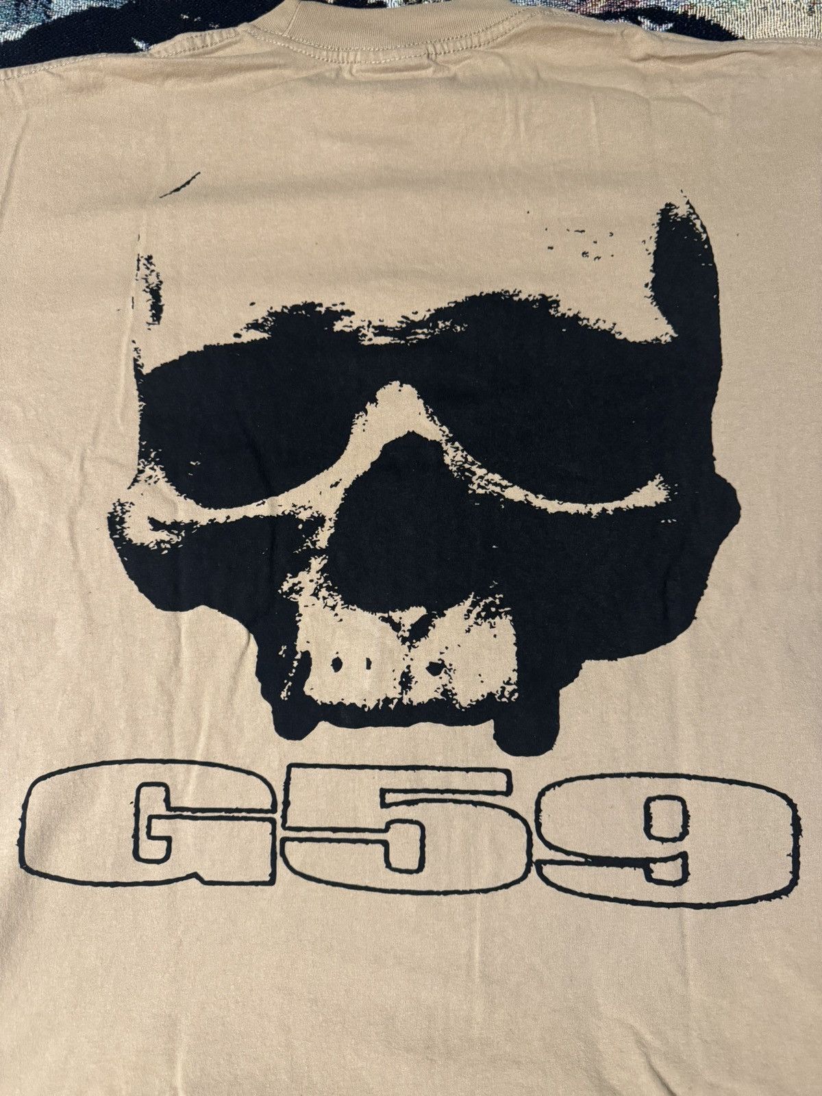 G59 Records G59 Logo T-shirt (Tan) Size US L / EU 52-54 / 3 - 4 Thumbnail