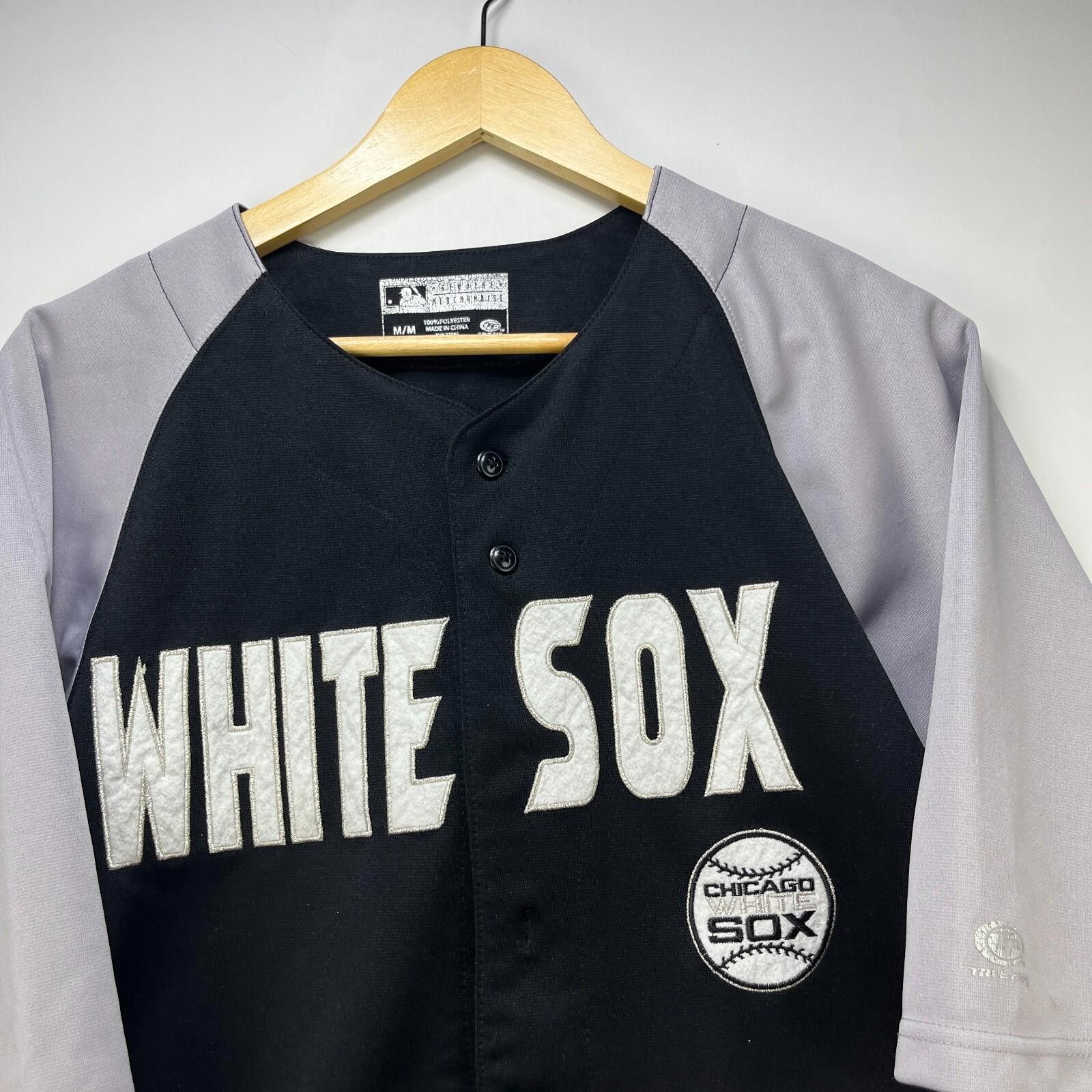 Other Vintage Chicago White Sox MLB Y2K Baseball Jersey Medium Size ONE SIZE - 3 Thumbnail