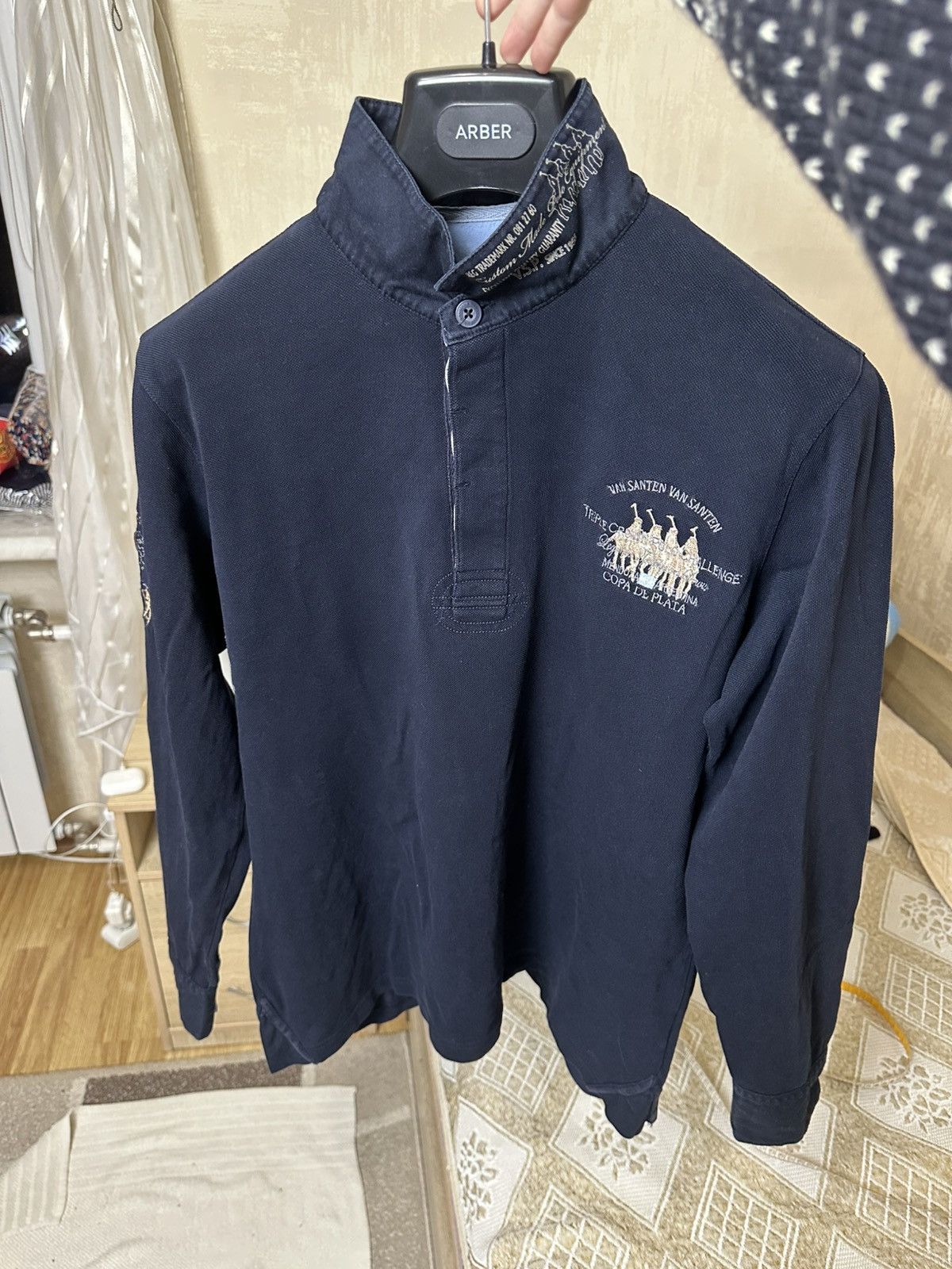 Polo Ralph Lauren 🔥 Vintage Chief Keef Ralph Lauren Polo Rugby Shirt Y2K Club Size US M / EU 48-50 / 2 - 7 Thumbnail