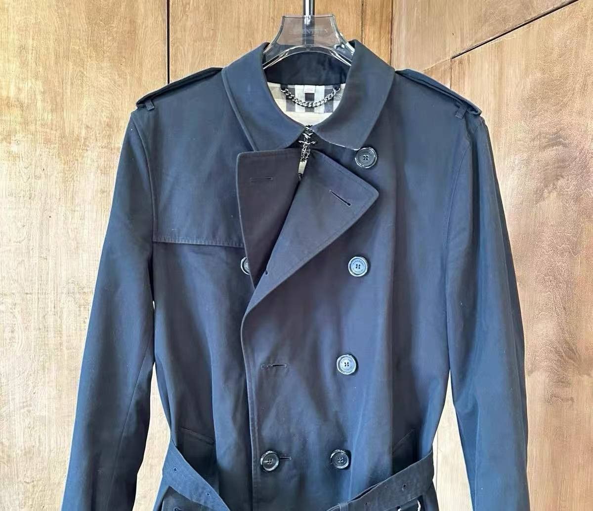 Burberry Burberry Black Heavy Coat m Men Size US L / EU 52-54 / 3 - 3 Thumbnail