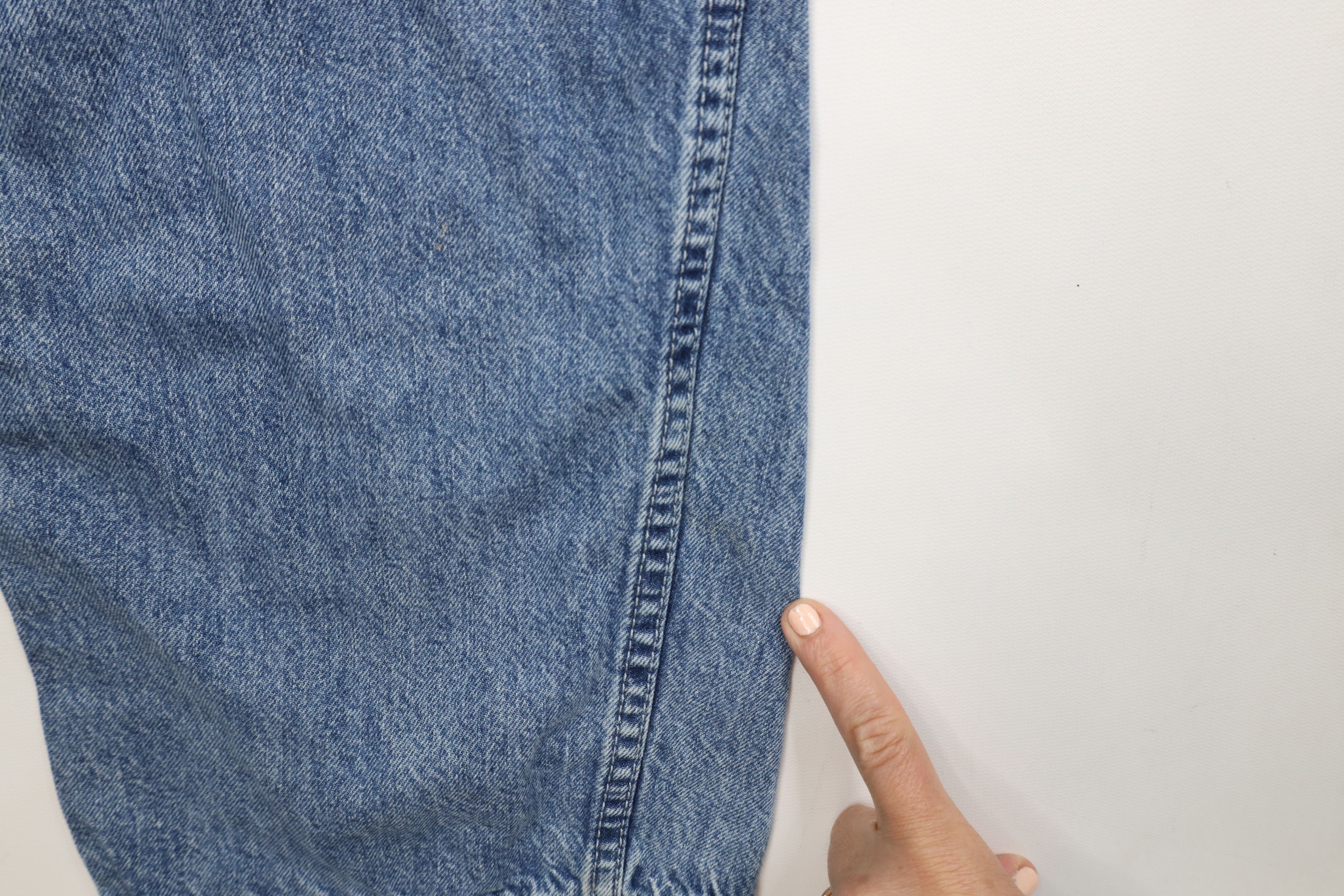 Levi's × Vintage Vintage Y2K Levis Baggy Wide Leg Dungaree Denim Jeans Blue Size US 38 / EU 54 - 6 Thumbnail