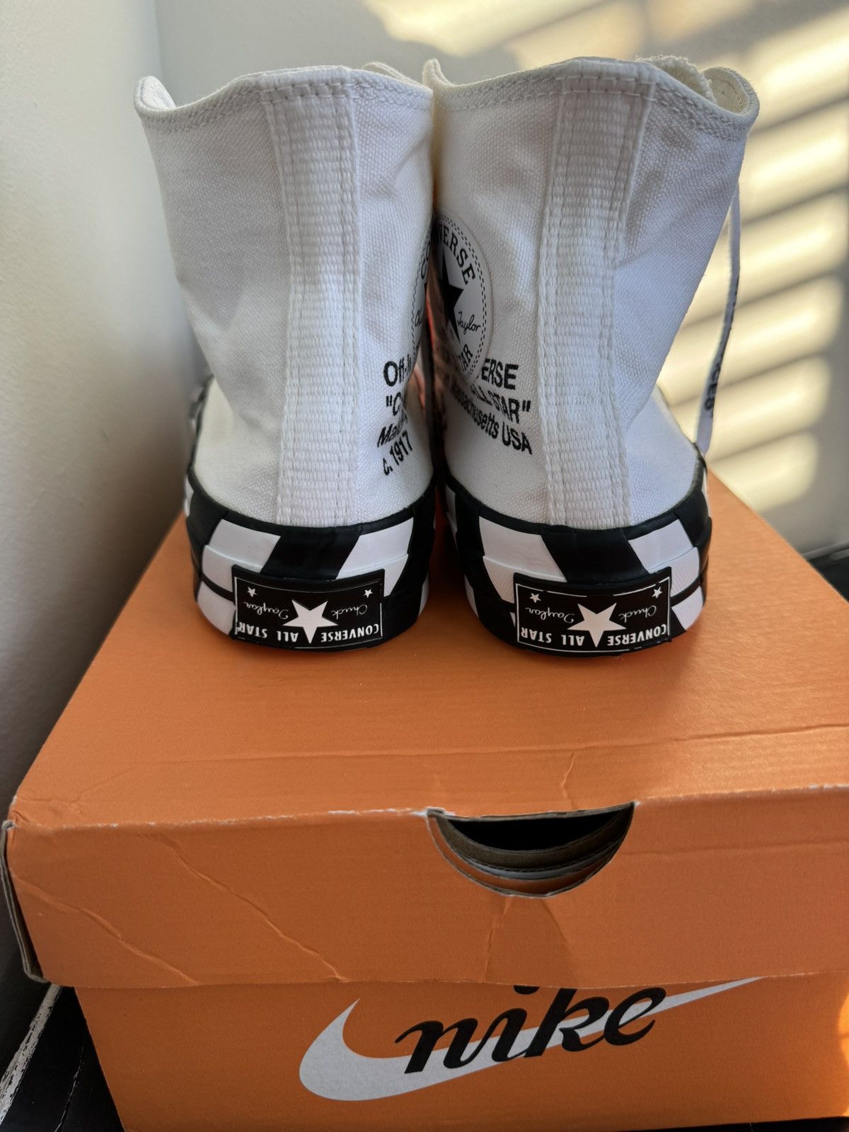 Off-White Off White Converse Chuck Taylor’s Size US 6 / EU 39 - 7 Thumbnail