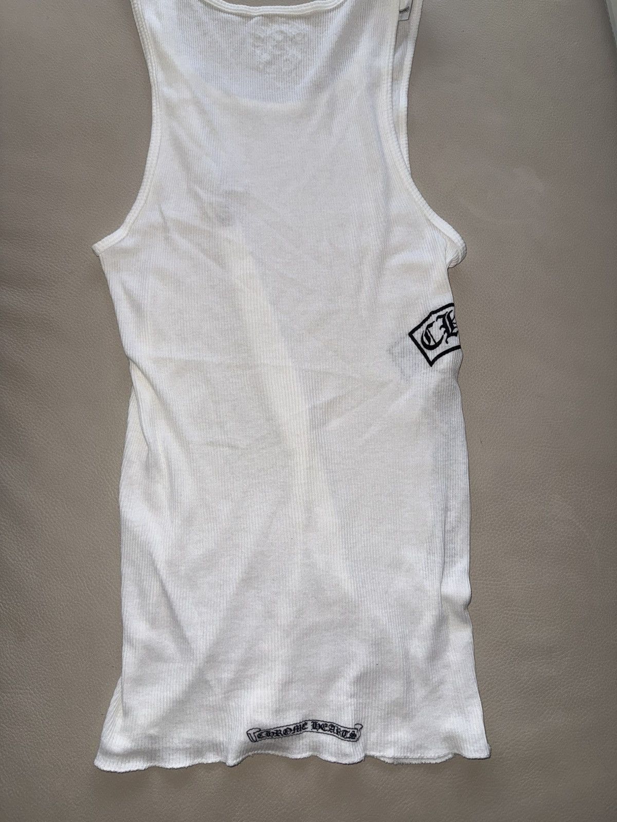 Chrome Hearts Chrome Hearts T-Bar Tanktop White Size US L / EU 52-54 / 3 - 7 Thumbnail