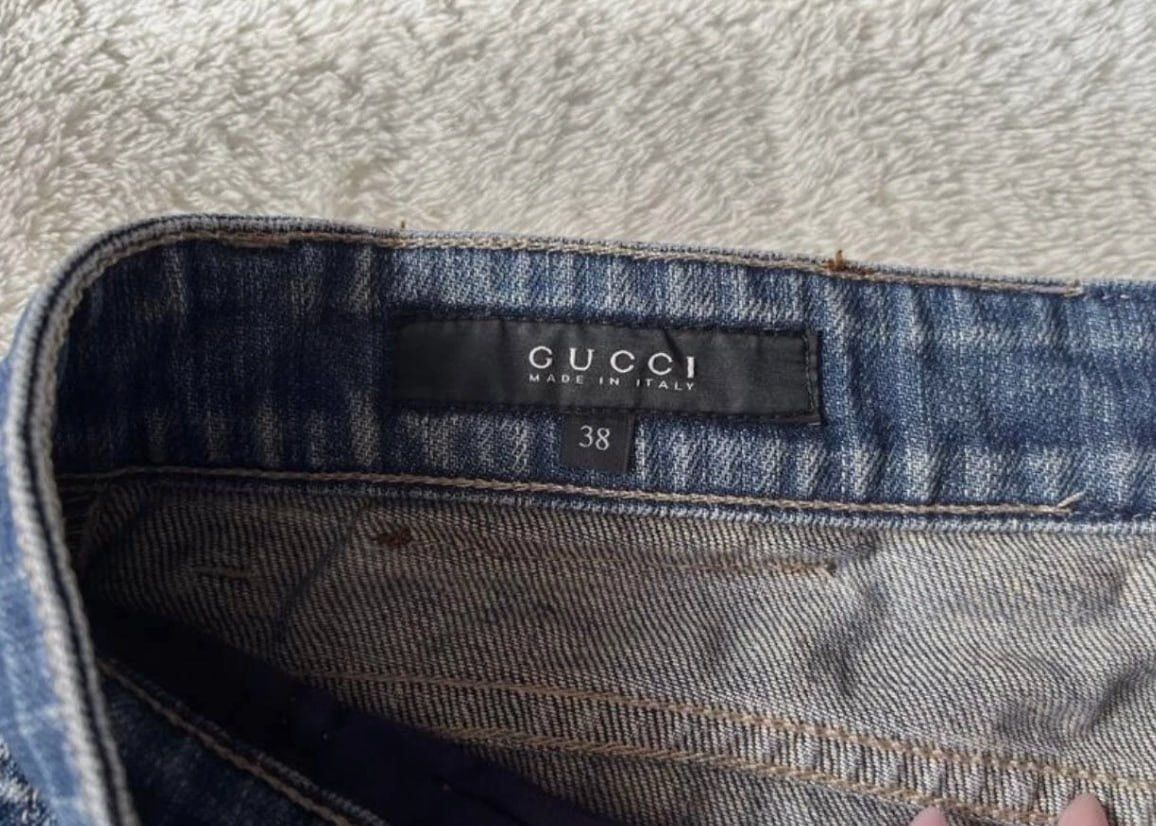 Gucci Gucci Women’s Tapered Zip Jeans Blue Size 38 Size 26" / US 2 / IT 38 - 7 Thumbnail