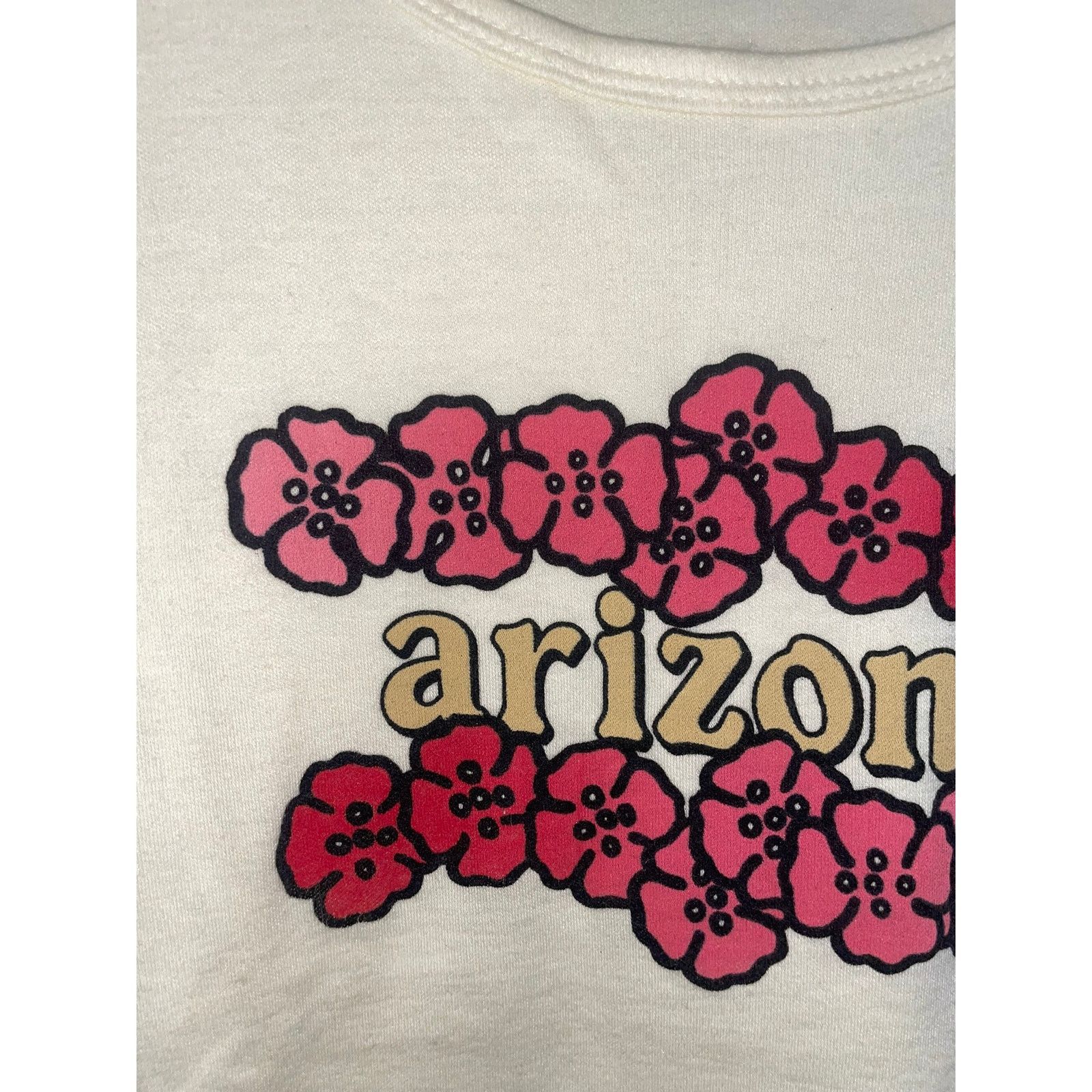 Vintage Viuntage Womens Arizona Shirt Flower State Top Tee 90s Large Size L / US 10 / IT 46 - 3 Thumbnail