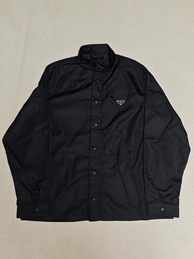 Prada Prada 22fw metal triangle logo nylon long-sleeved jacket 25 Size US XL / EU 56 / 4 - 1 Thumbnail