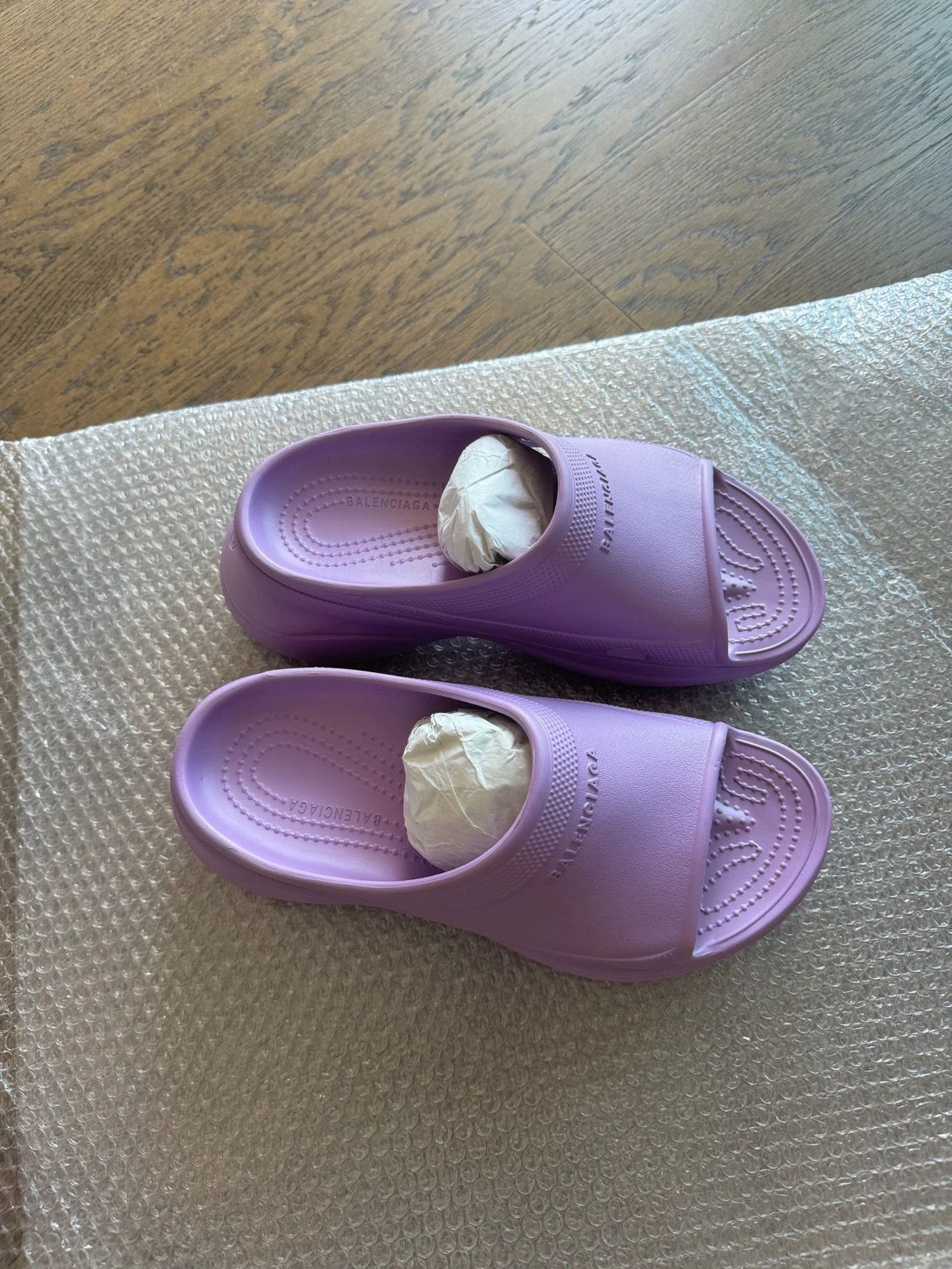 Balenciaga Balenciaga Platform Slides Lavender Purple Wmns 38 Size US 7.5 / IT 37.5 - 2 Thumbnail