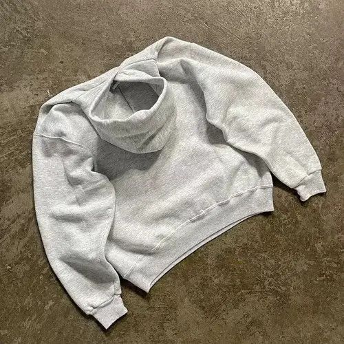 Japanese Brand Hoodie Gray retro letter print all-match loose hoodie Size US L / EU 52-54 / 3 - 2 Thumbnail
