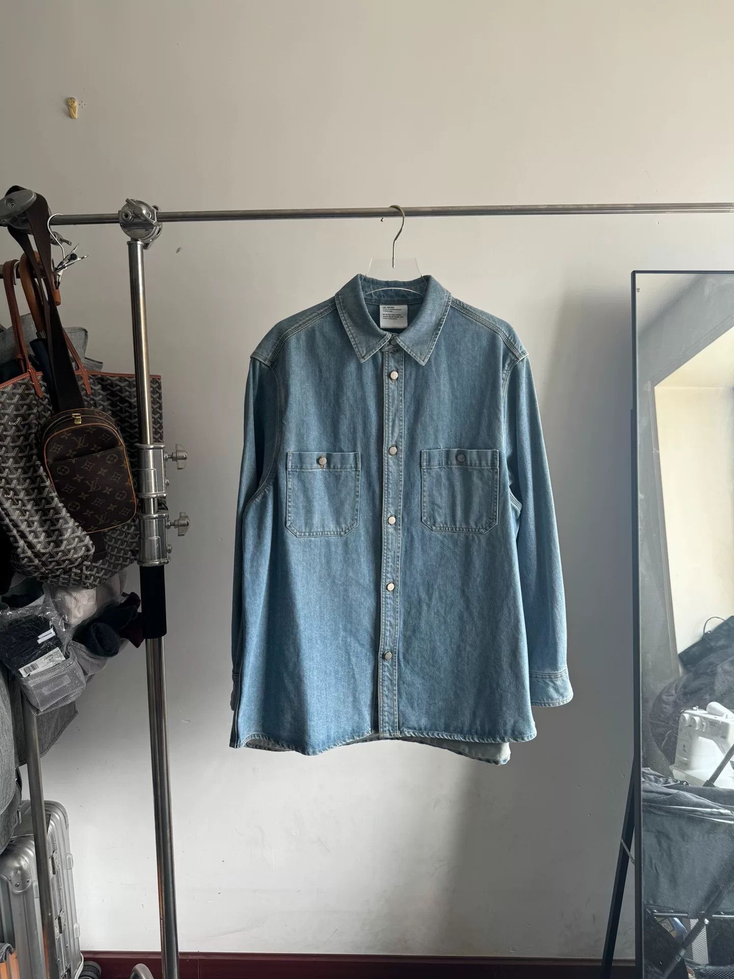 Hed Mayner Hed Mayner Denim Shirt Size XS Size US XS / EU 42 / 0 - 1 Thumbnail