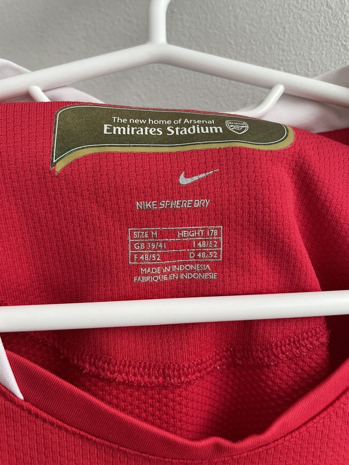 Nike Arsenal 2006 2007 2008 Home Football Soccer Jersey Shirt Size US M / EU 48-50 / 2 - 10 Thumbnail