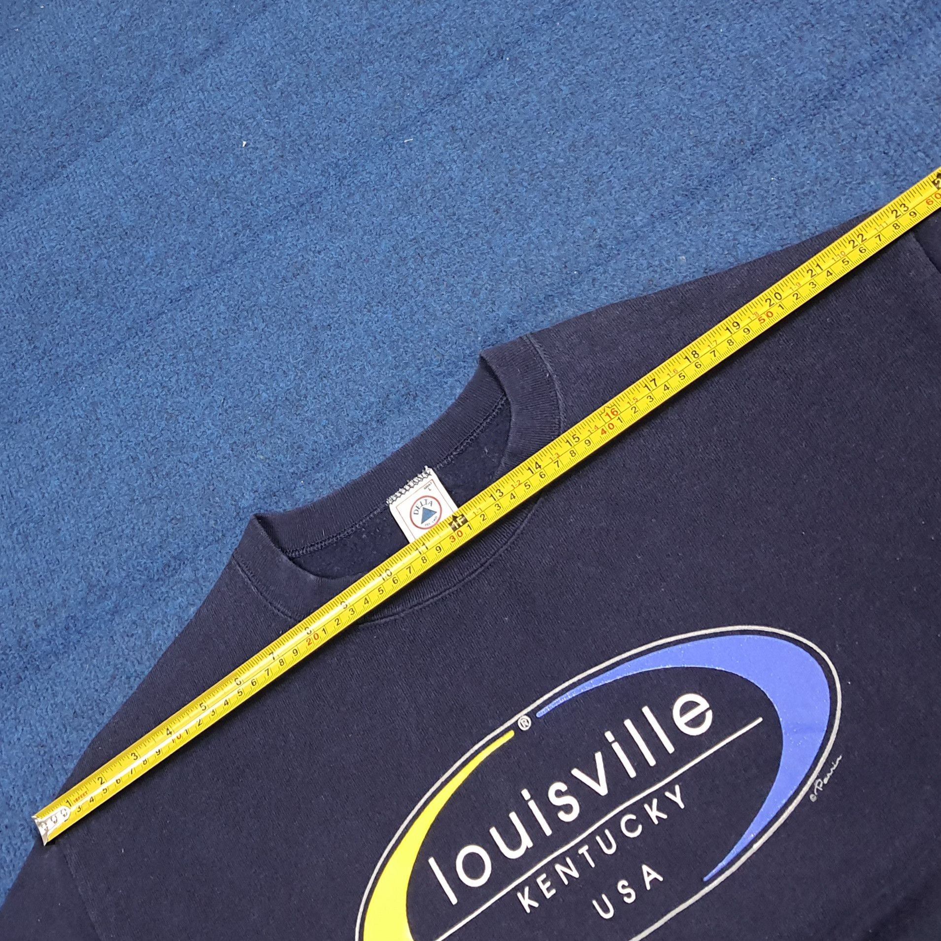 Delta Vintage 90s Louisville Kentucky Sweatshirt Retro USA C286N5 Size US L / EU 52-54 / 3 - 8 Thumbnail