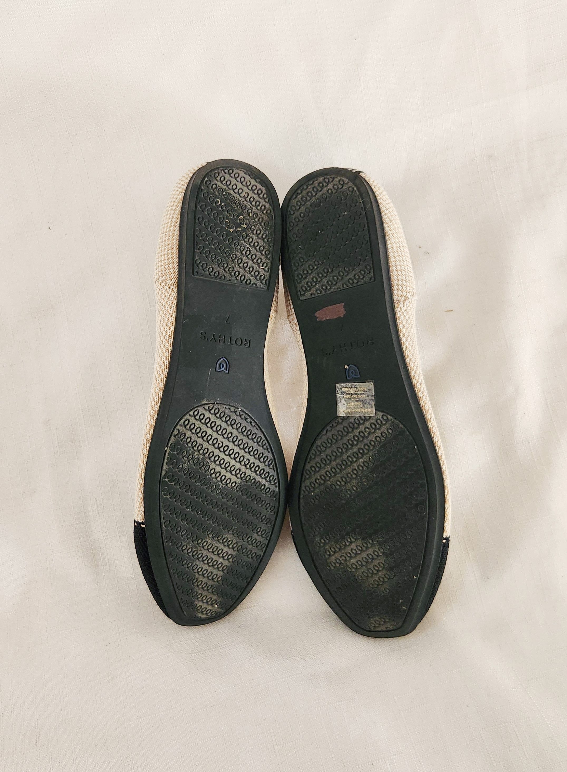 Designer ROTHYS Tuxedo ECO FRIENDLY THE SQUARE SLIP ON FLATS SIZE 7 Size US 7 / IT 37 - 7 Thumbnail