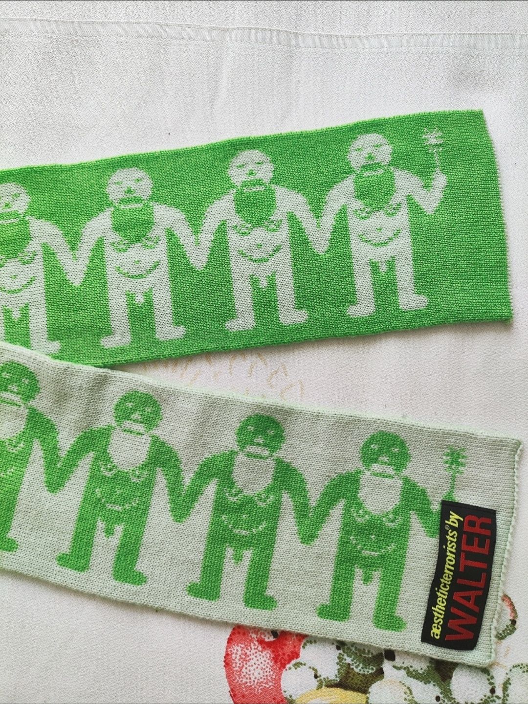 Walter Van Beirendonck aestheticterrorists by Walter archive green scarf Size ONE SIZE - 5 Thumbnail