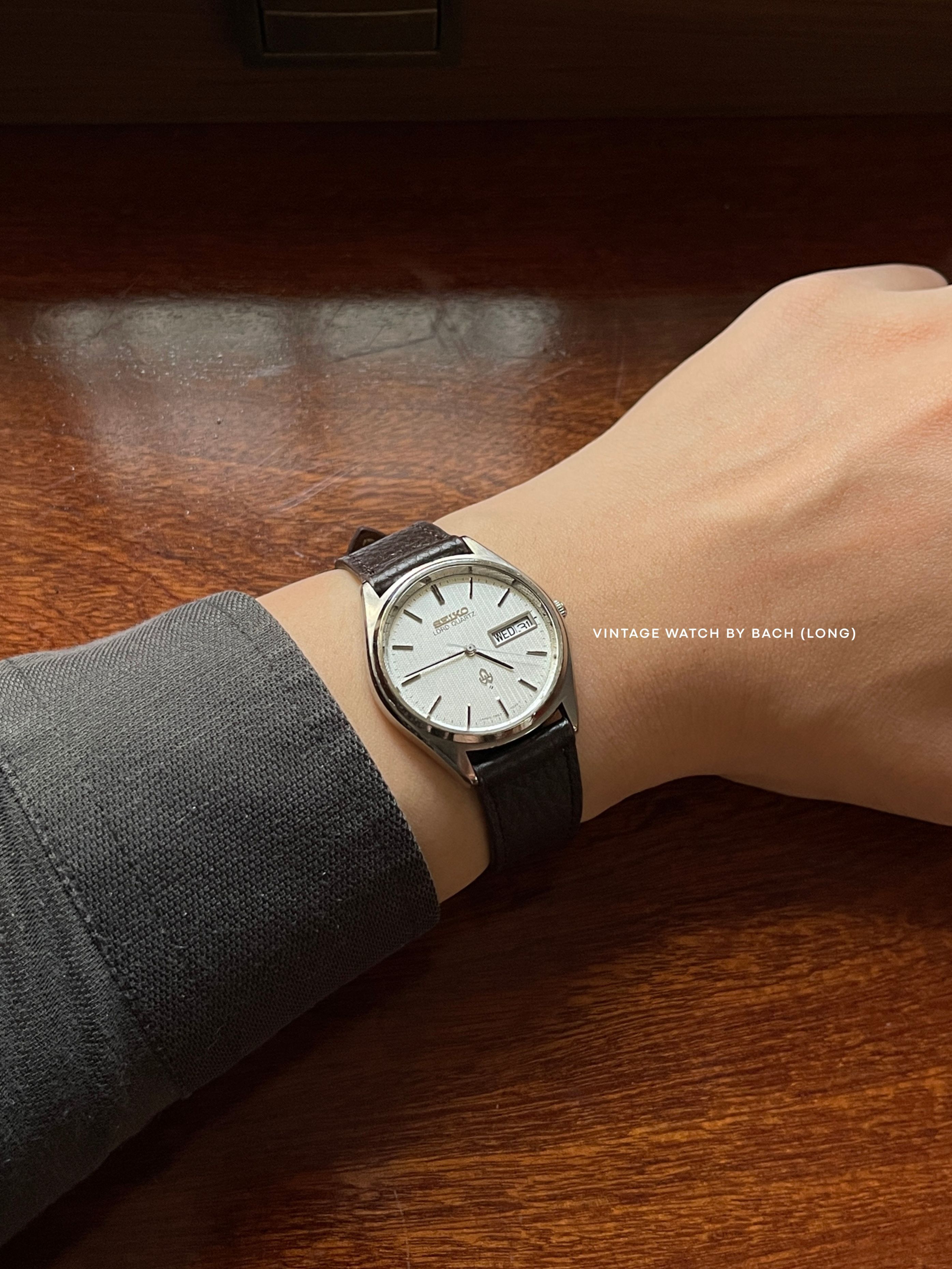 Seiko Seiko Lord Quartz 7853-7020 White Patterned Dial Size ONE SIZE - 9 Thumbnail