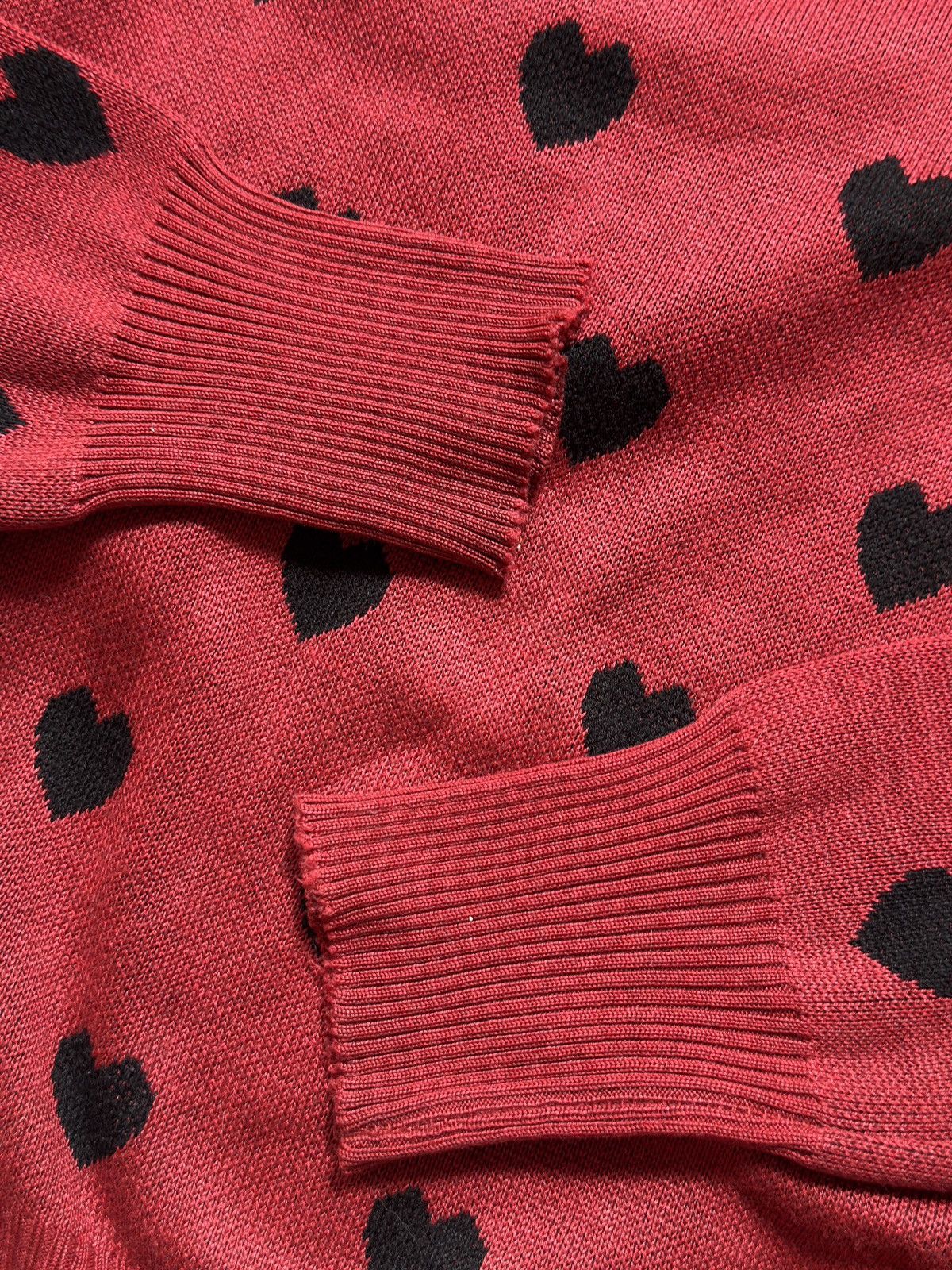 Comme des Garcons VINTAGE COMME DES GARCONS HEART SWEATER Size M / US 6-8 / IT 42-44 - 4 Thumbnail