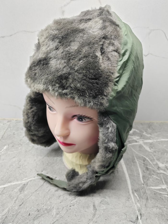 Japanese Brand Vintage Ushanka Military Fur Cap Hat Size ONE SIZE - 2 Thumbnail
