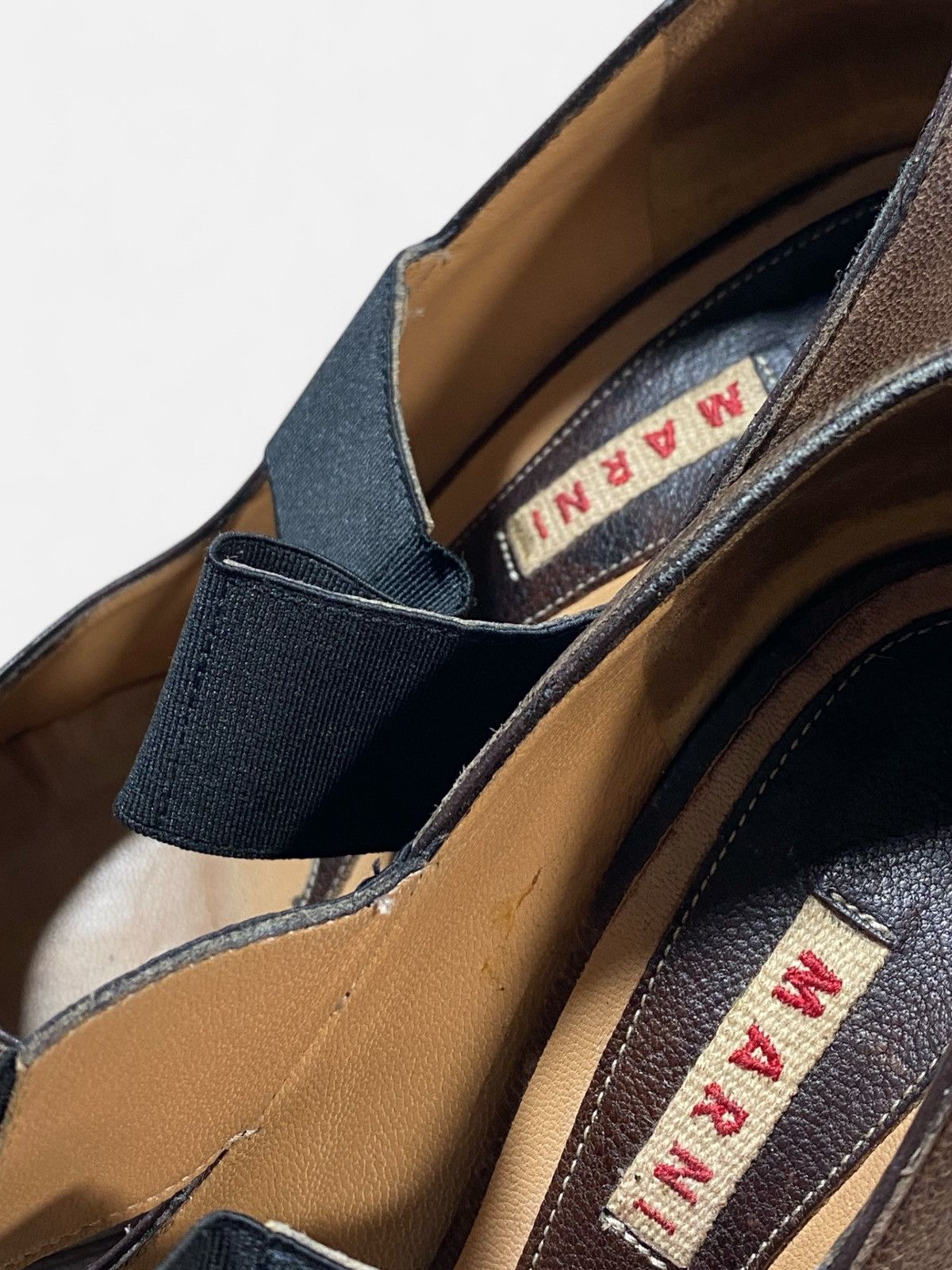 Marni Marni - Leather Elastic Heels Size US 7 / IT 37 - 5 Thumbnail