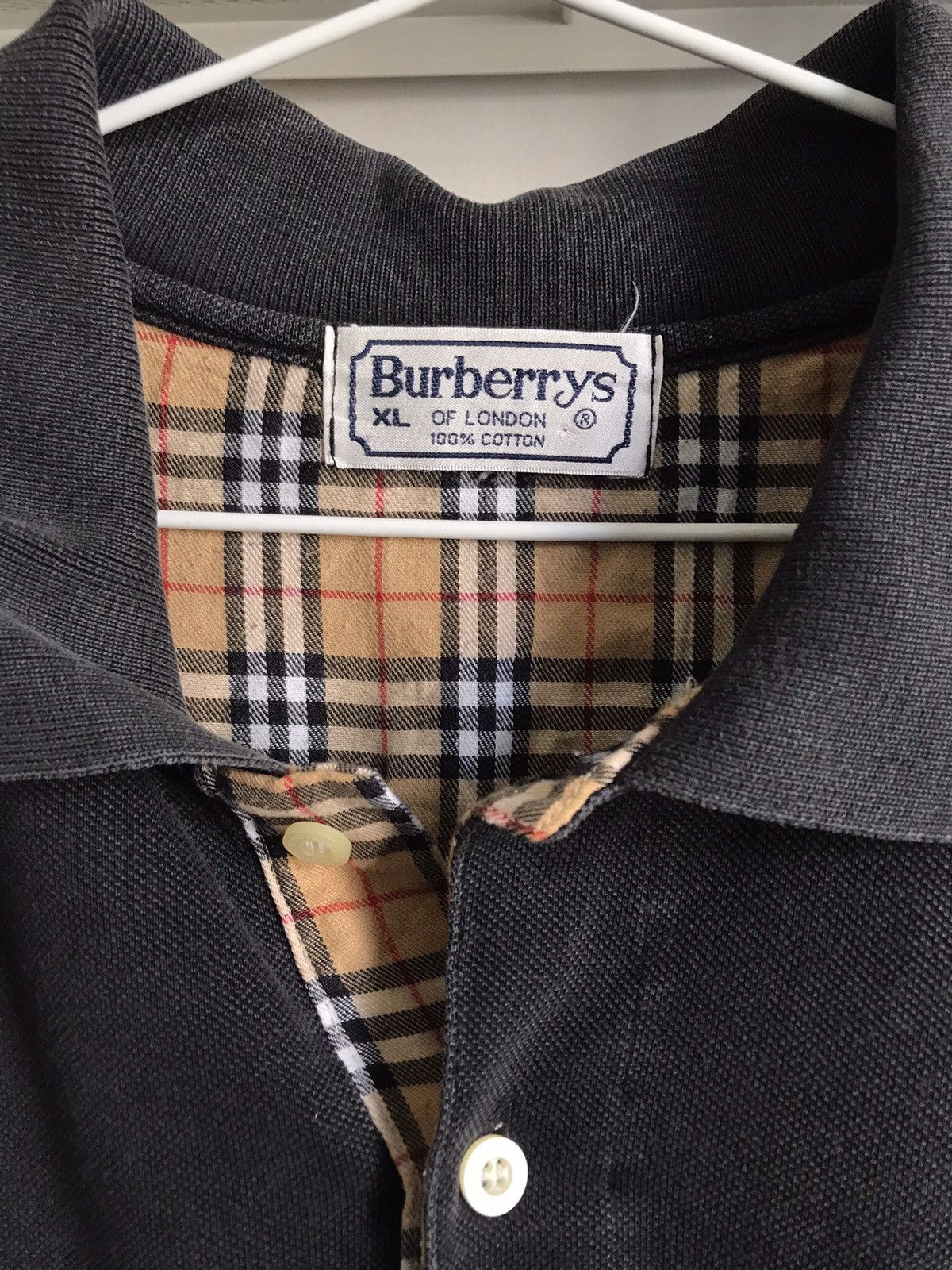 Burberry 🔥 OFFER ME NOW 🔥 VTG Burberrys Nova Check Polo Colar Shirt 🔥 Size US XL / EU 56 / 4 - 8 Thumbnail