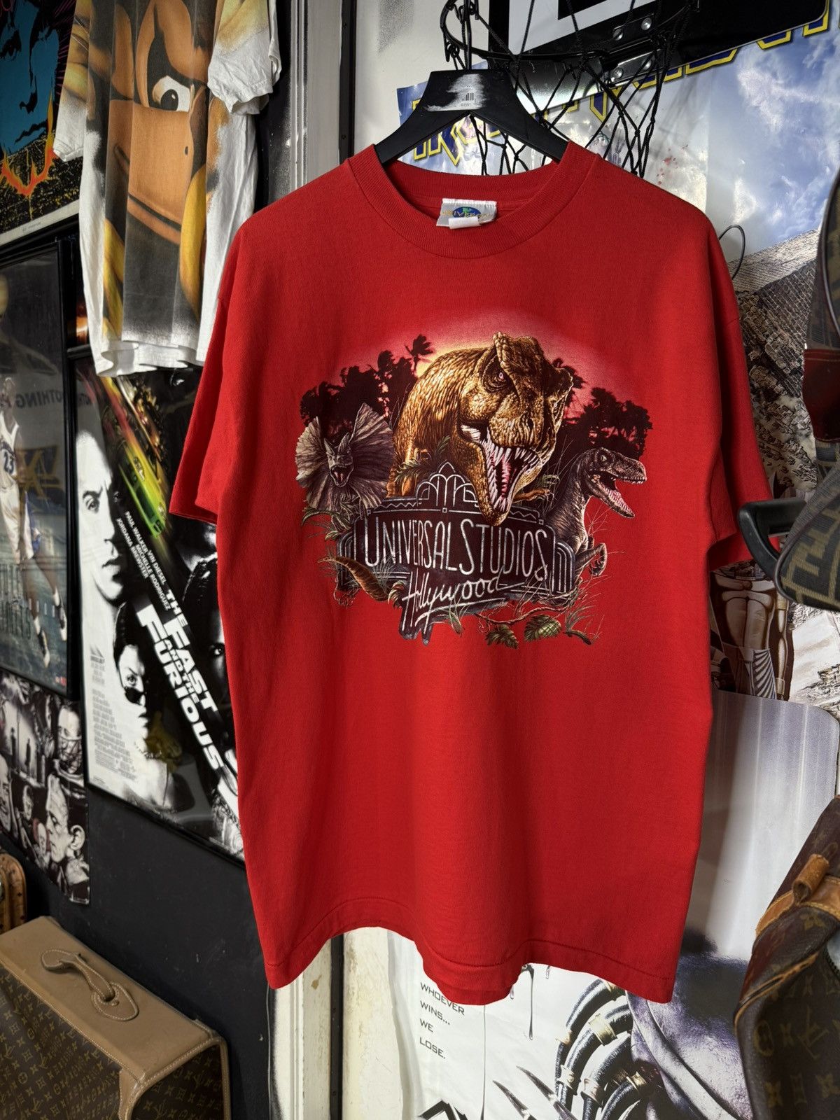 Vintage 90’s Vintage Jurassic Park Universal Studios Tee Shirt XL Size US XL / EU 56 / 4 - 5 Thumbnail