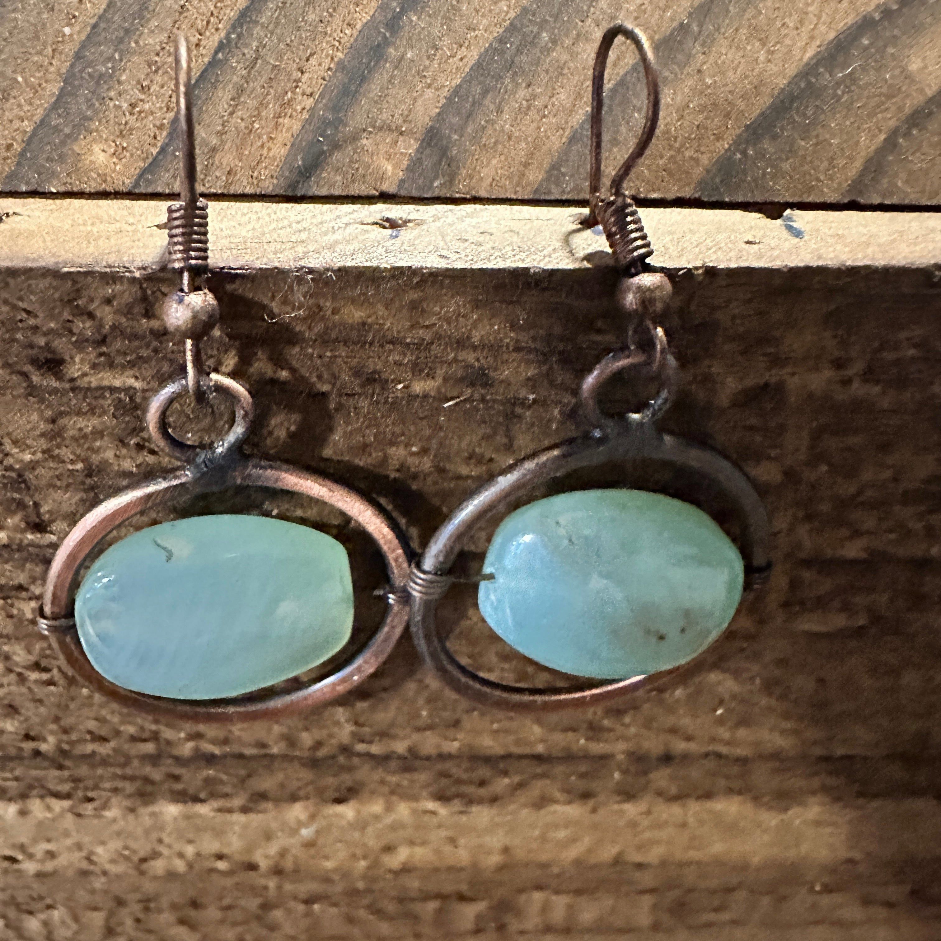 Other Handcrafted Boho Banjara Copper Arcs Necklace with Aventurin Size ONE SIZE - 1 Thumbnail
