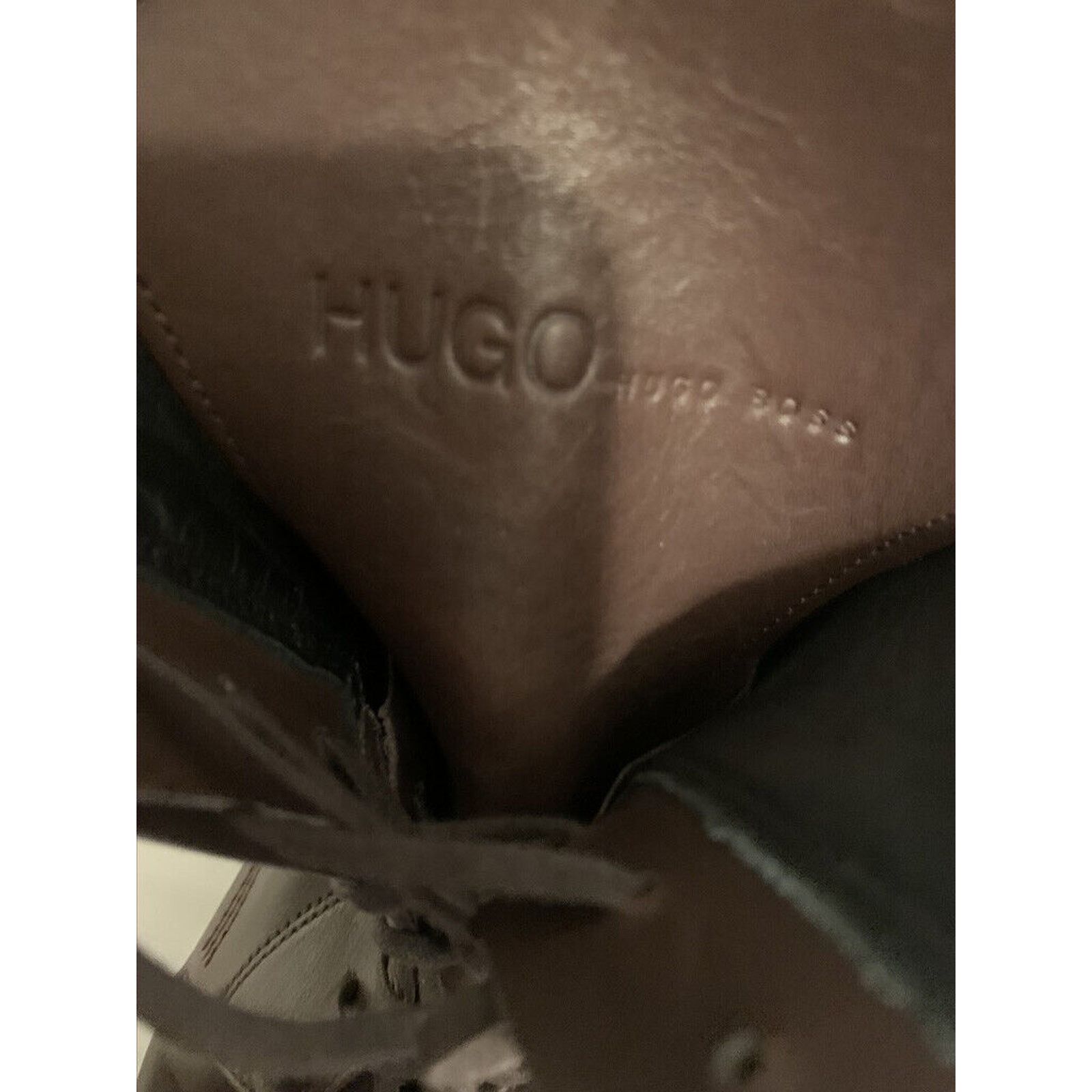 Hugo Boss Hugo Boss 42 50137749 14 Brown Leather Boot - Size 42, Size US 9 / EU 42 - 6 Thumbnail