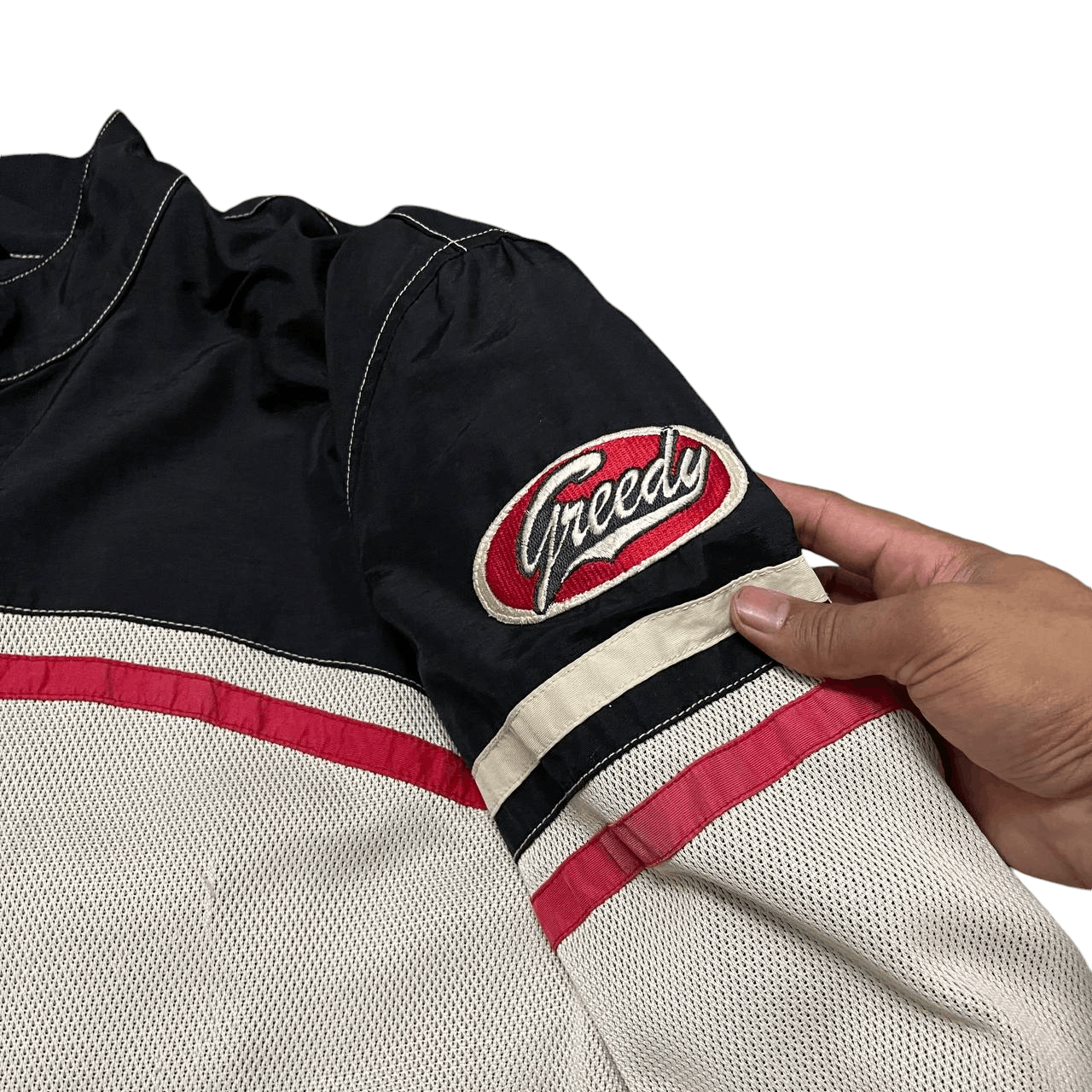 Japanese Brand Vintage Greedy Motorcycle Racing Jacket with Padding Size US L / EU 52-54 / 3 - 6 Thumbnail
