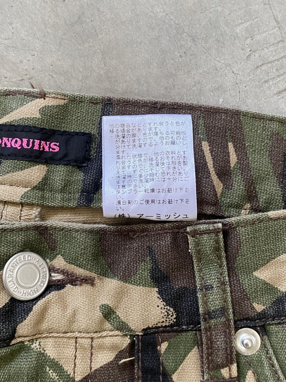 If Six Was Nine 2000s Algonquins - Punk Camo Flared Pants Vkei Size US 32 / EU 48 - 15 Thumbnail