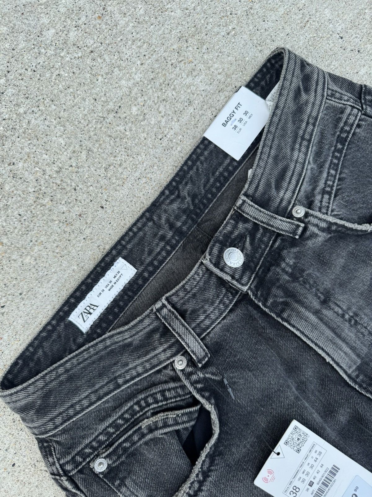 Zara Zara Baggy Fit Washed Jeans Size US 30 / EU 46 - 4 Thumbnail