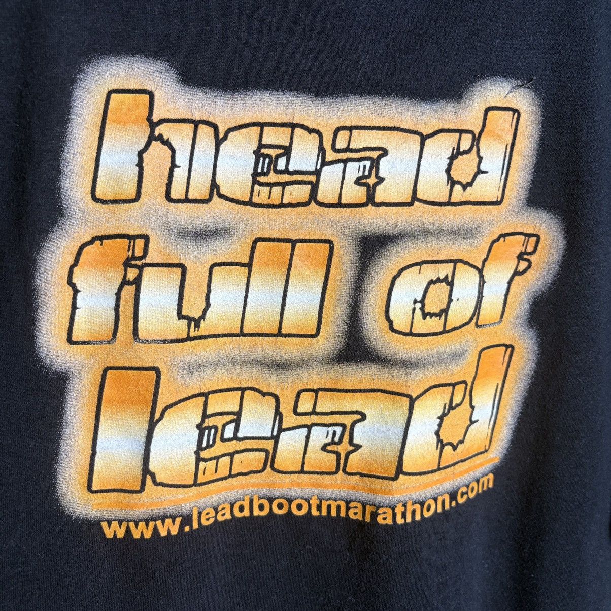 Band Tees Vintage Leadboot Marathon Metal Hardcore Band Tee Size US L / EU 52-54 / 3 - 4 Thumbnail