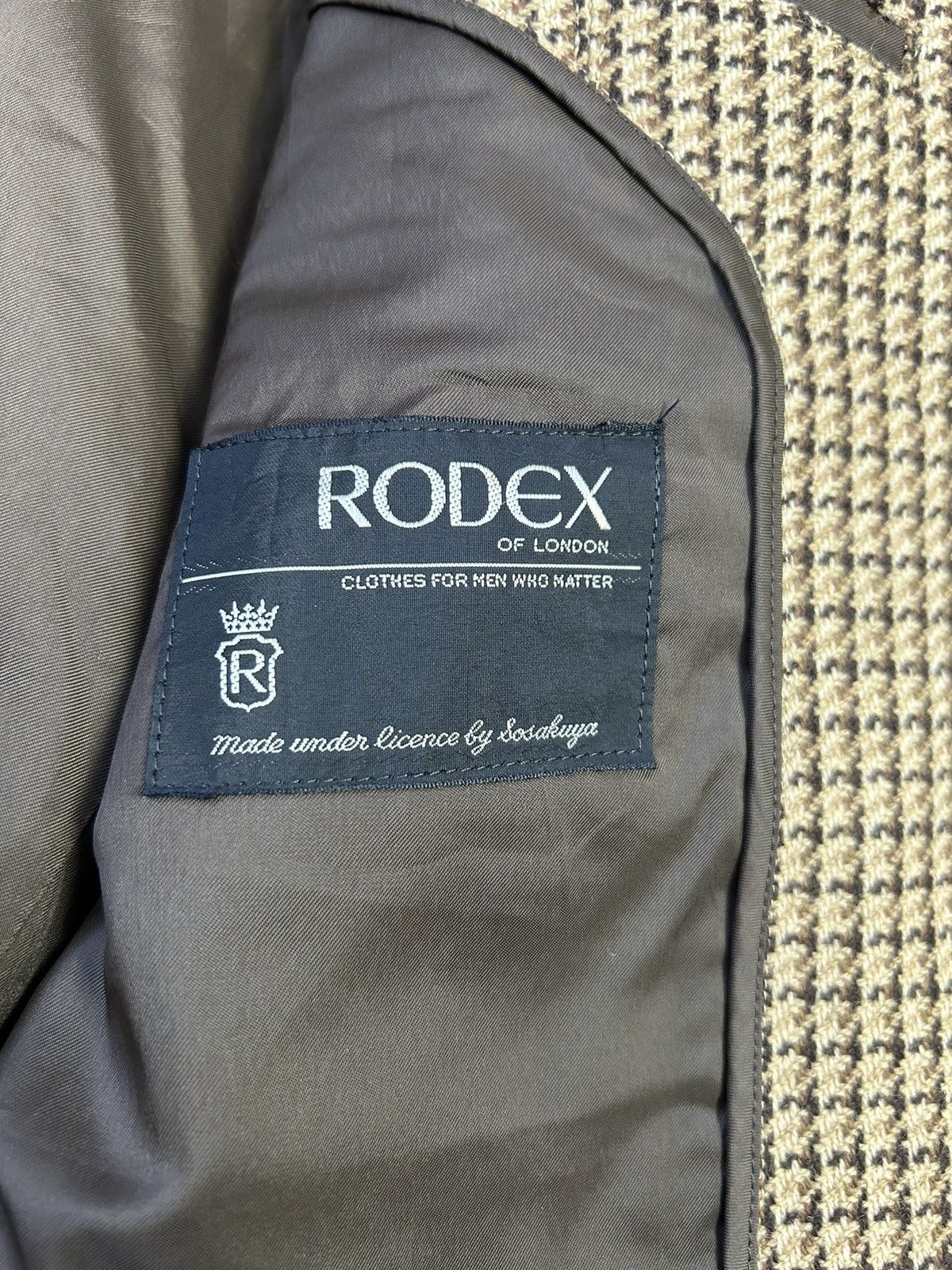 Designer × Rolex × Vintage VINTAGE RODEX WOOL BLAZER Size 38L - 5 Thumbnail