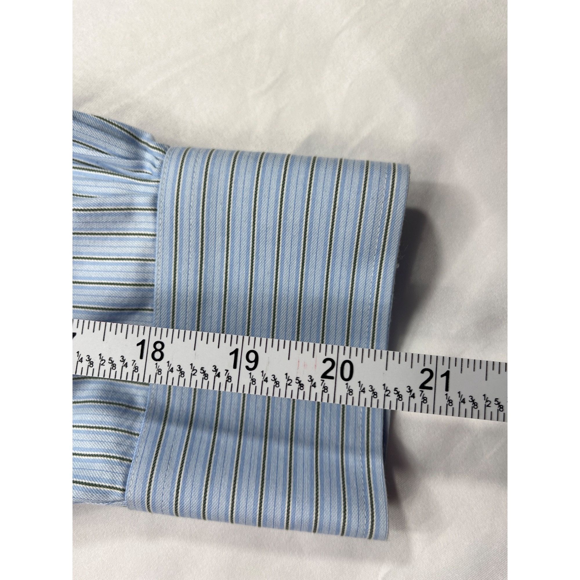 Brooks Brothers Brooks Brothers Mens Blue White Dress Shirt Size 16.5 32 SKU Size US L / EU 52-54 / 3 - 8 Thumbnail
