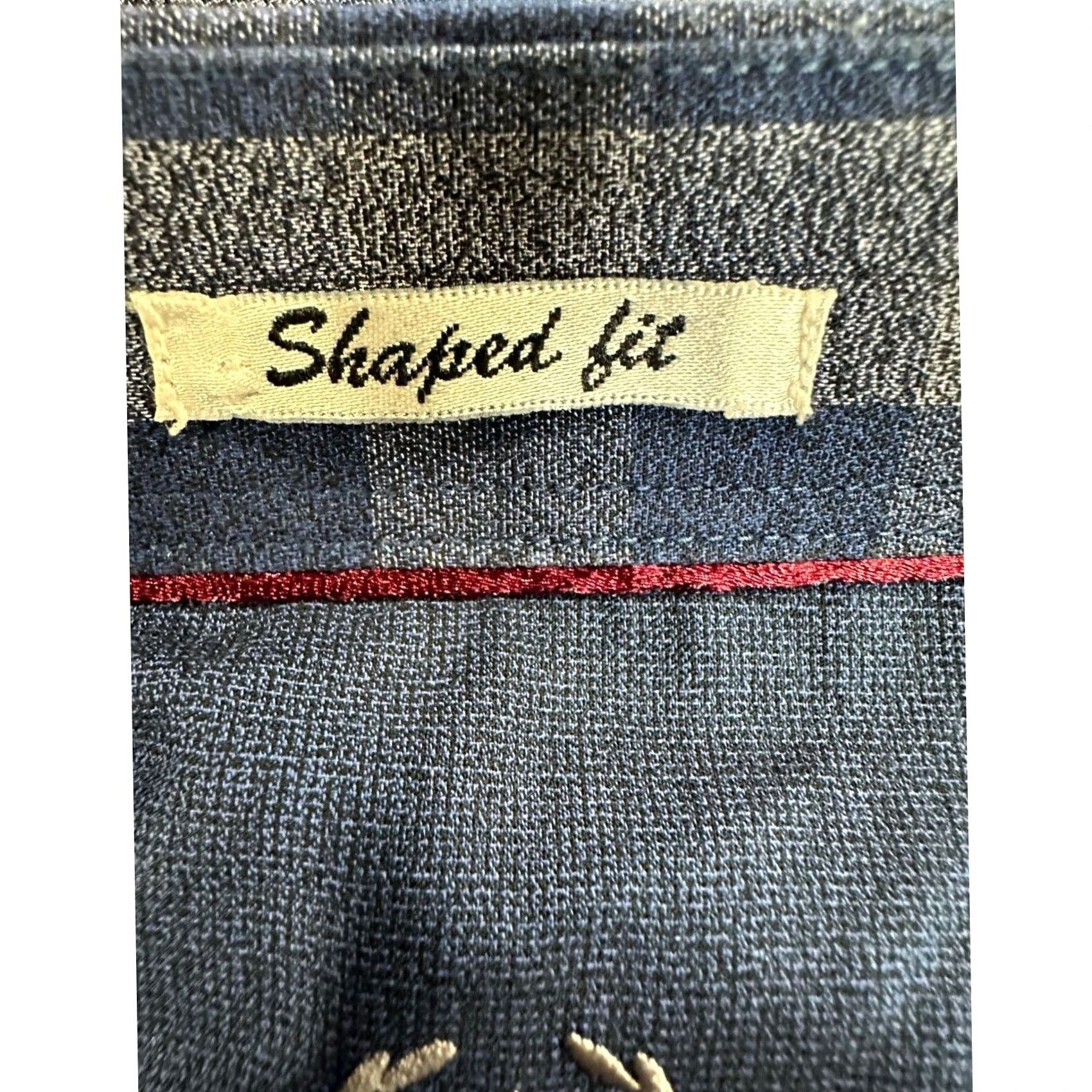 BUGATCHI Bugatchi Uomo Shirt Adult 2XL Blue Plaid Button-Down Cotton Mens Shirt 2XL Blue Gray Plaid Shaped Fit Button Down Mens Size US XXL / EU 58 / 5 - 5 Thumbnail