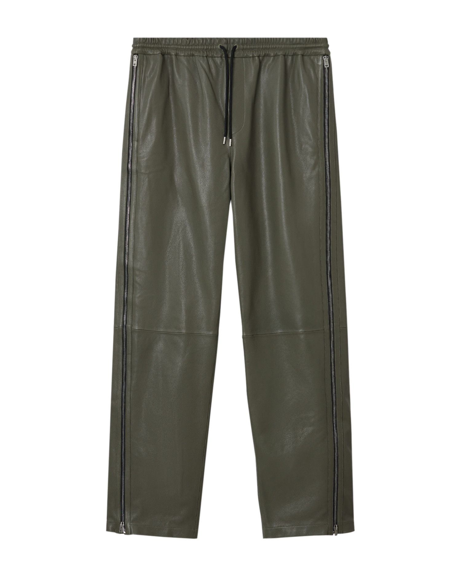 Acne Studios Acne Studios Ornament Zipper Leather Casual Pants Size US 40 / EU 56 - 1 Thumbnail