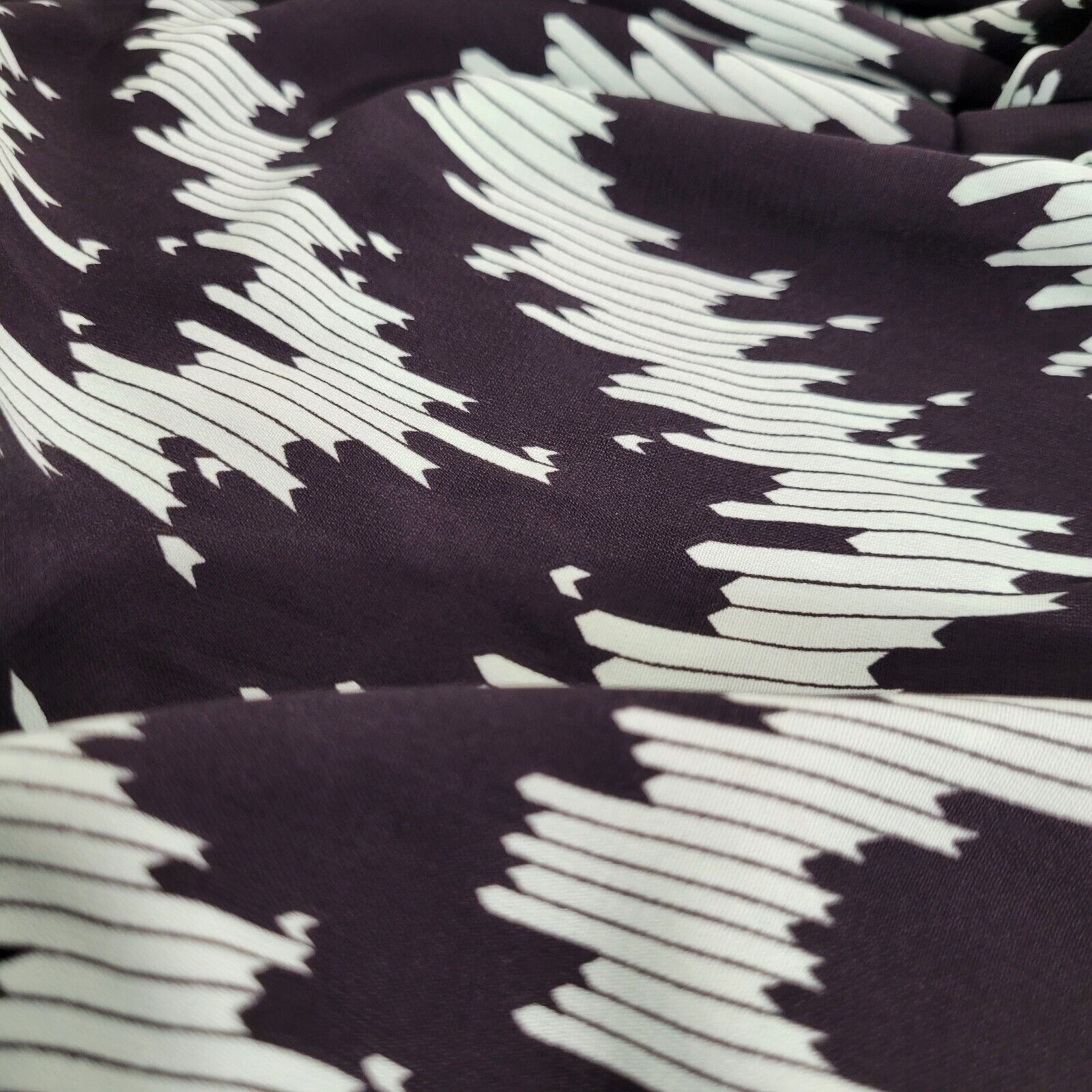 Other Auditions 3XL Top Polyester Black and Teal Chevron Size 3XL / US 20-22 - 7 Thumbnail