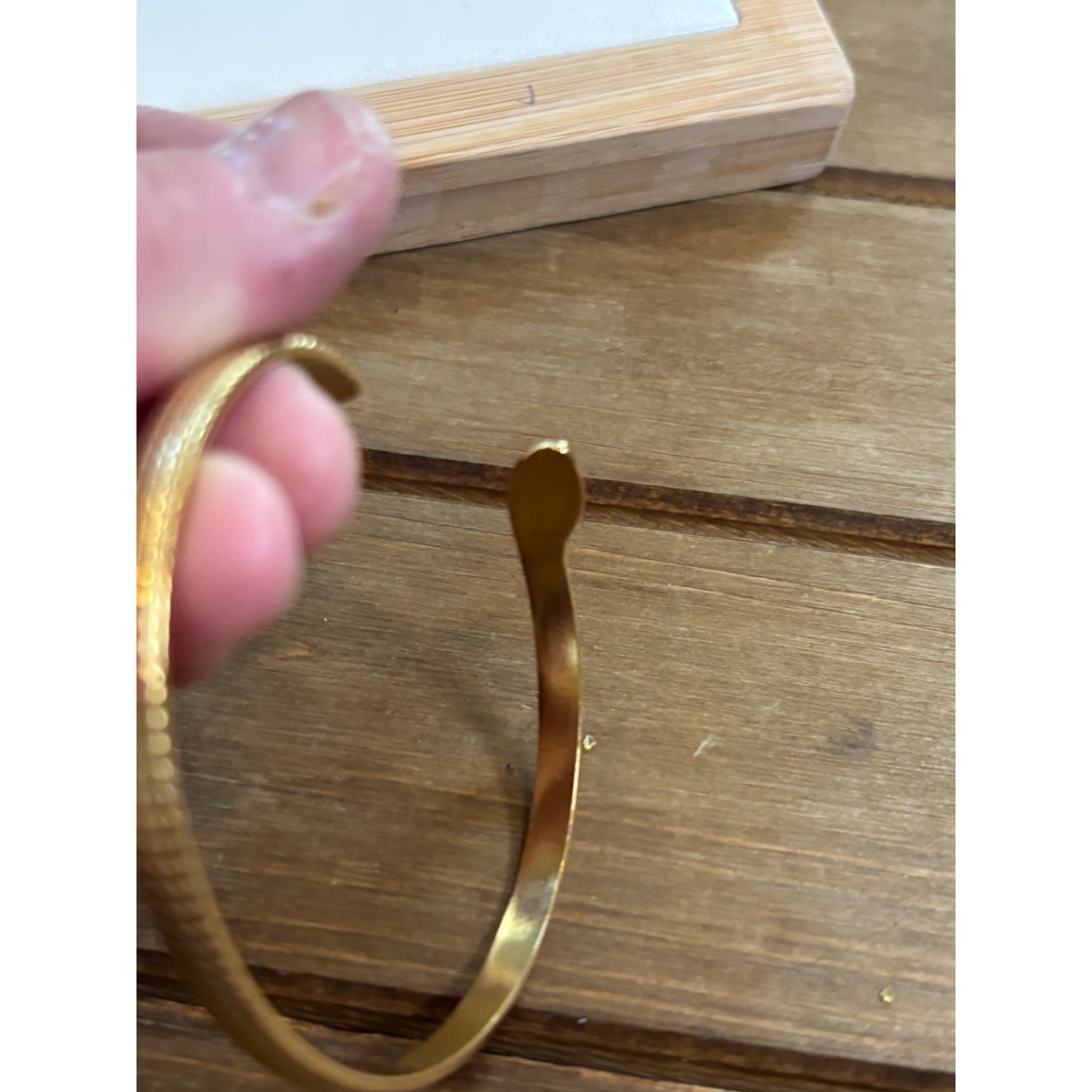 Other Vintage Gold Plated Snake Cuff Bracelet Size ONE SIZE - 7 Thumbnail
