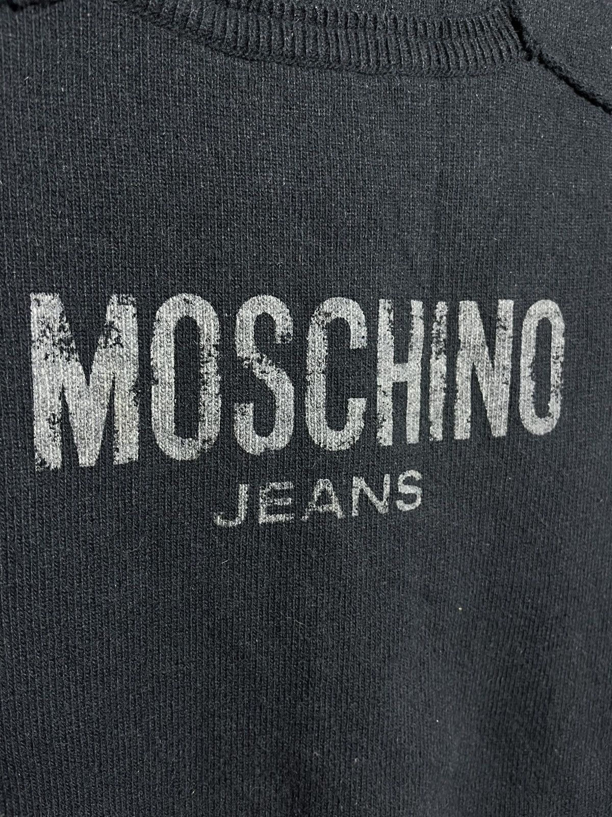 Moschino moschino sweater wool vintage mens navy 90s knit Size US L / EU 52-54 / 3 - 3 Thumbnail