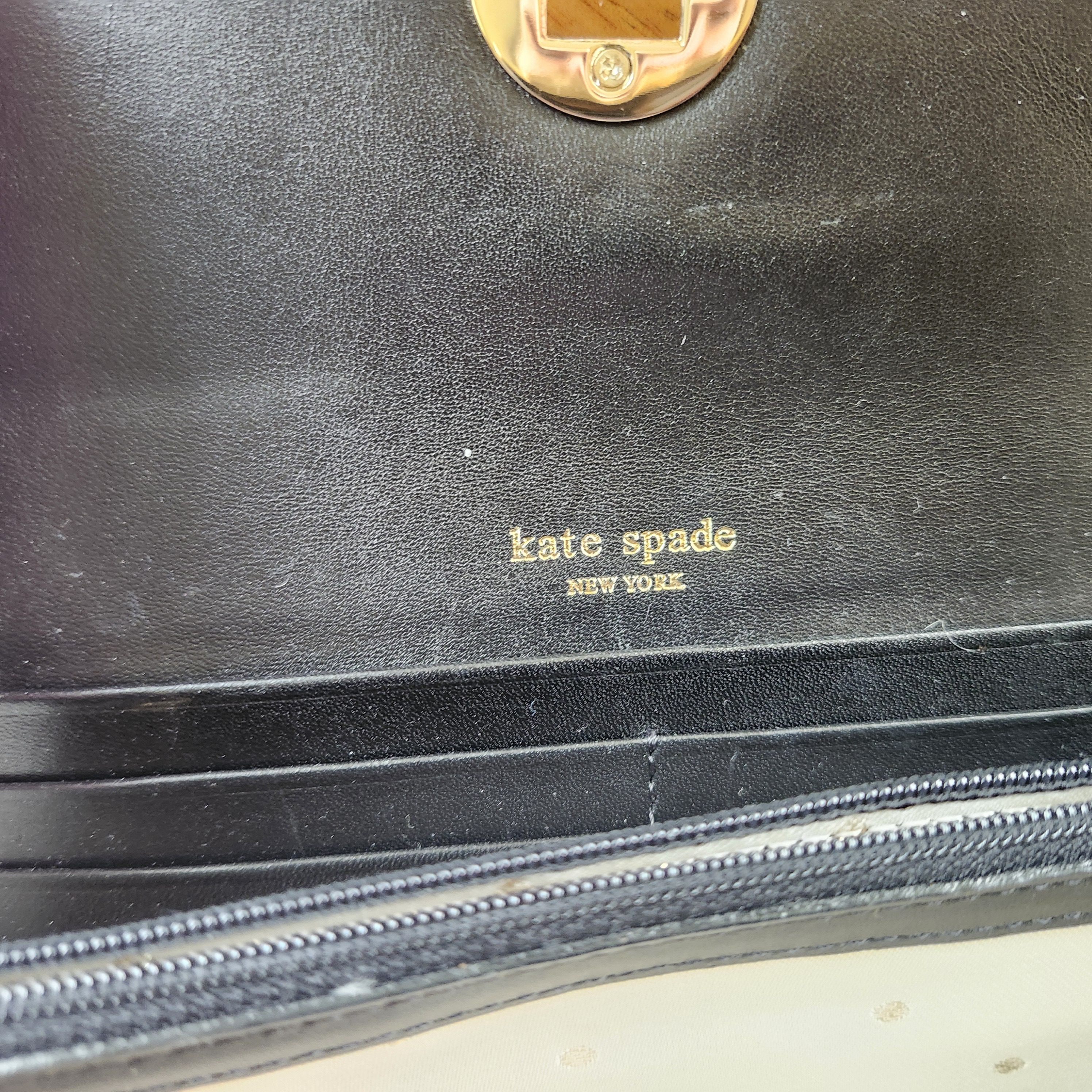 Kate Spade Kate Spade New York Black Crocodile Leather Wallet Clutch Size ONE SIZE - 5 Thumbnail