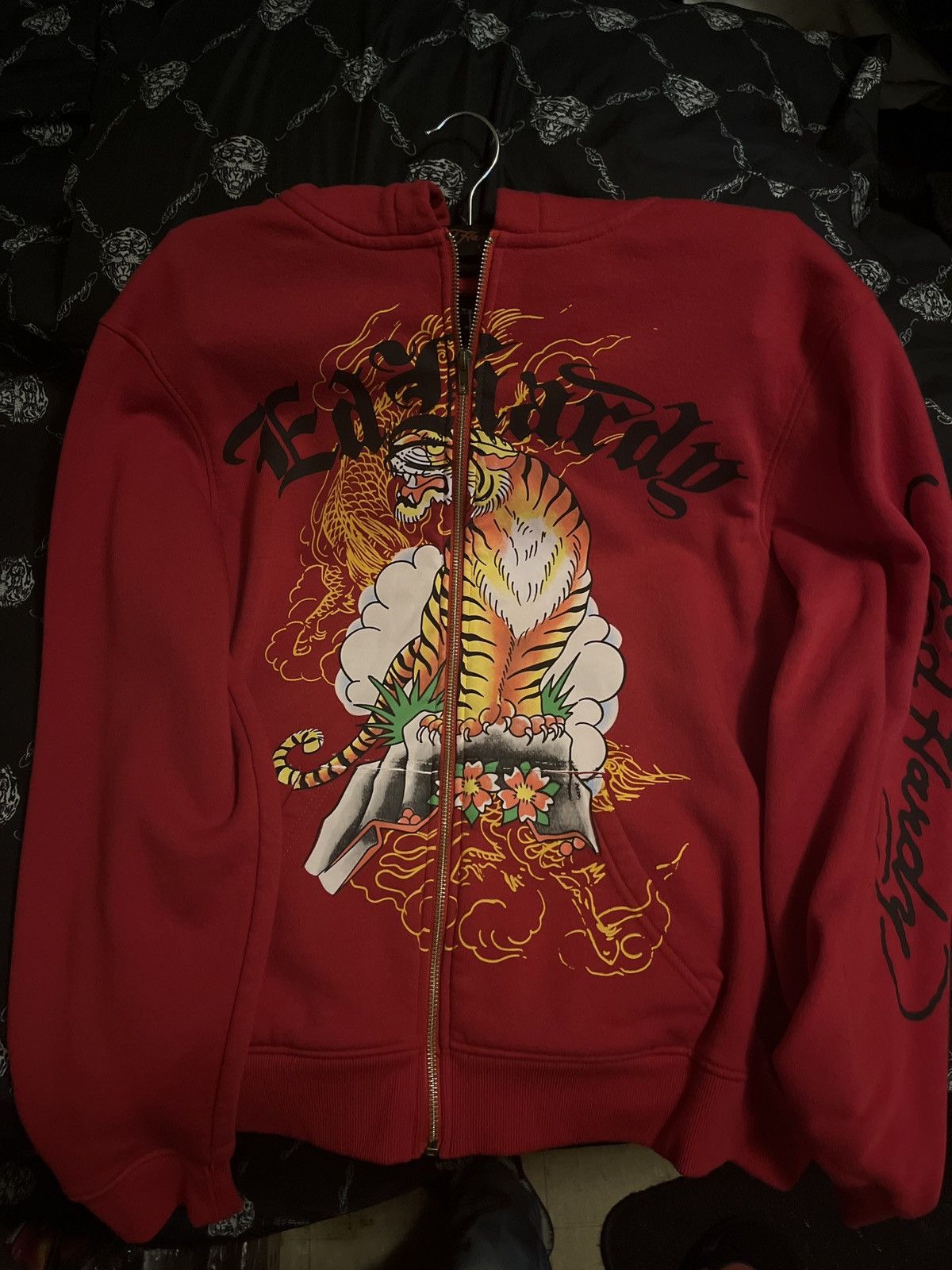 Christian Audigier Ed Hardy Zip Up Hoodie Size US M / EU 48-50 / 2 - 2 Thumbnail