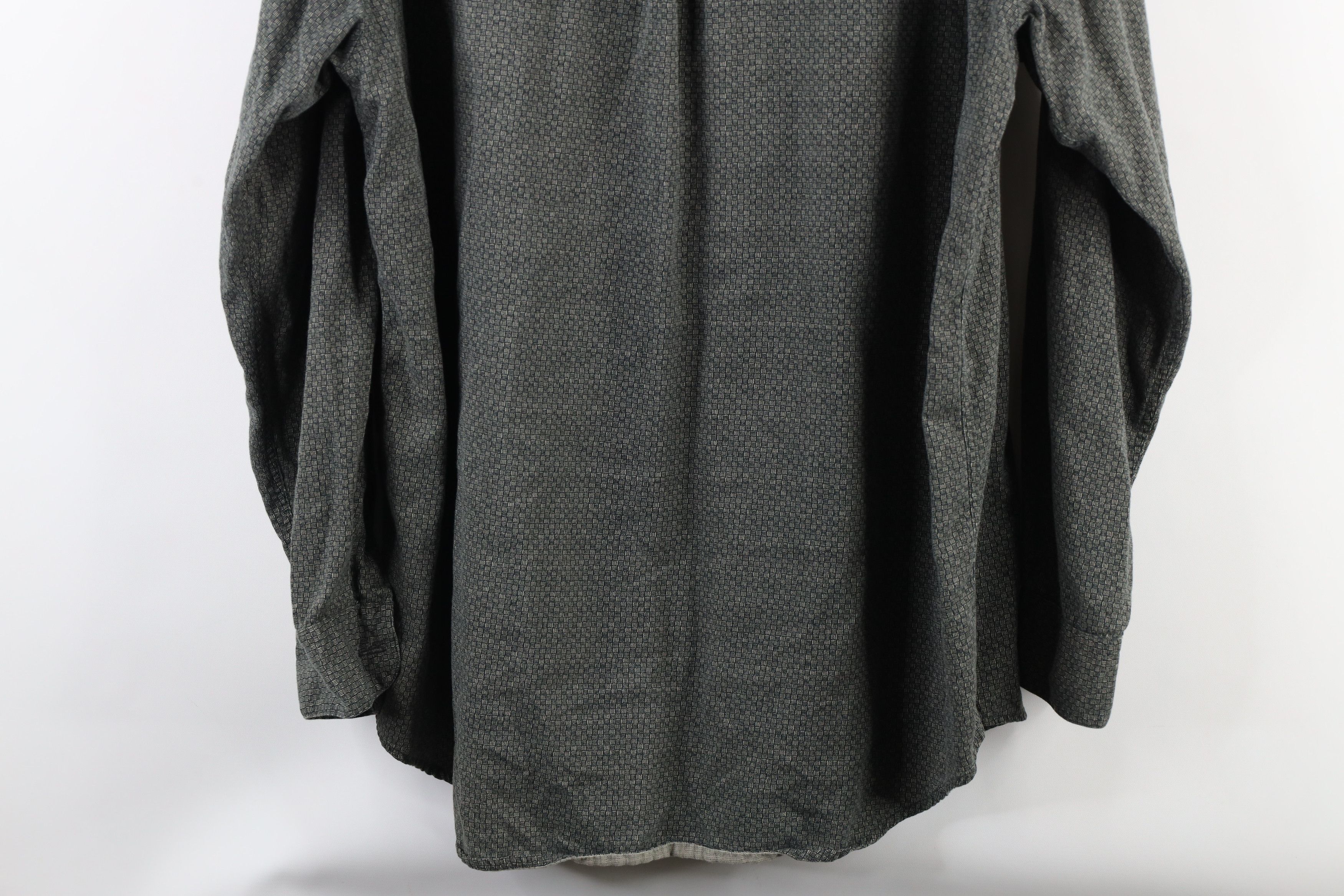 Vintage Vintage 90s Streetwear Blend Collared Button Shirt Green Size US M / EU 48-50 / 2 - 8 Thumbnail