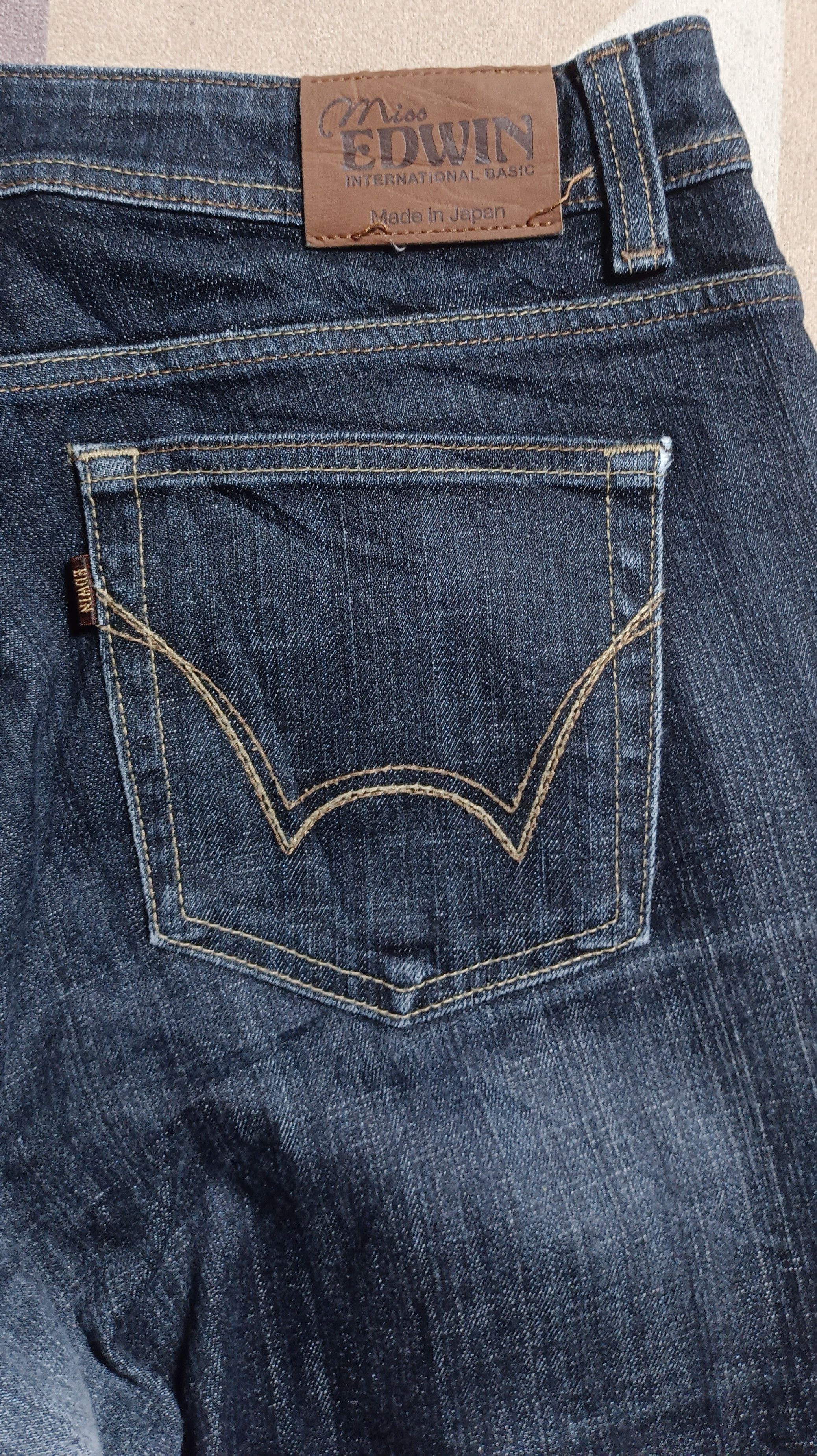 Edwin × Japanese Brand × Jean Flare💥 Miss Edwin International Basic Denim Jeans Size 32" / US 10 / IT 46 - 7 Thumbnail