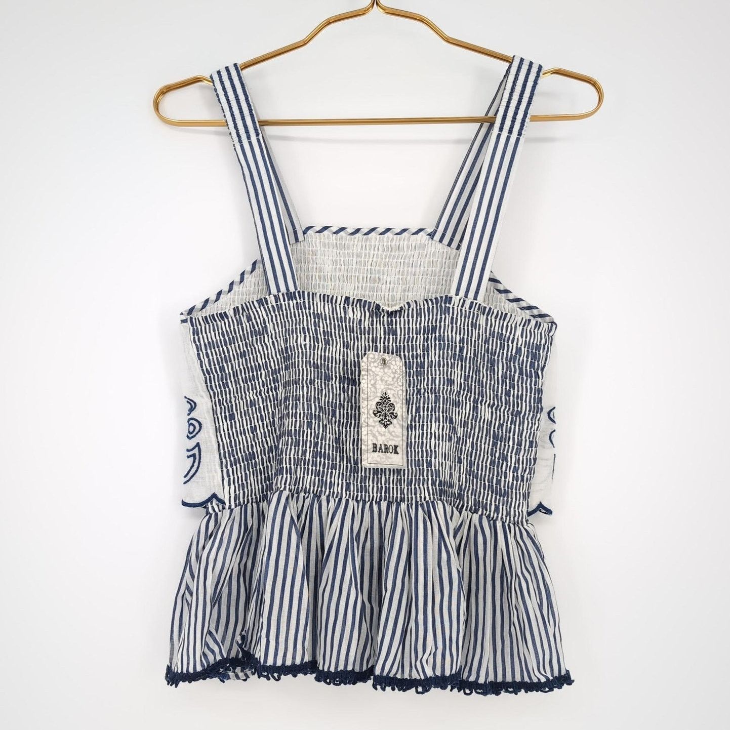 Other Chloe Laetitia Barok Paris Stripe Babydoll Top - Size S -NWT Size S / US 4 / IT 40 - 2 Thumbnail