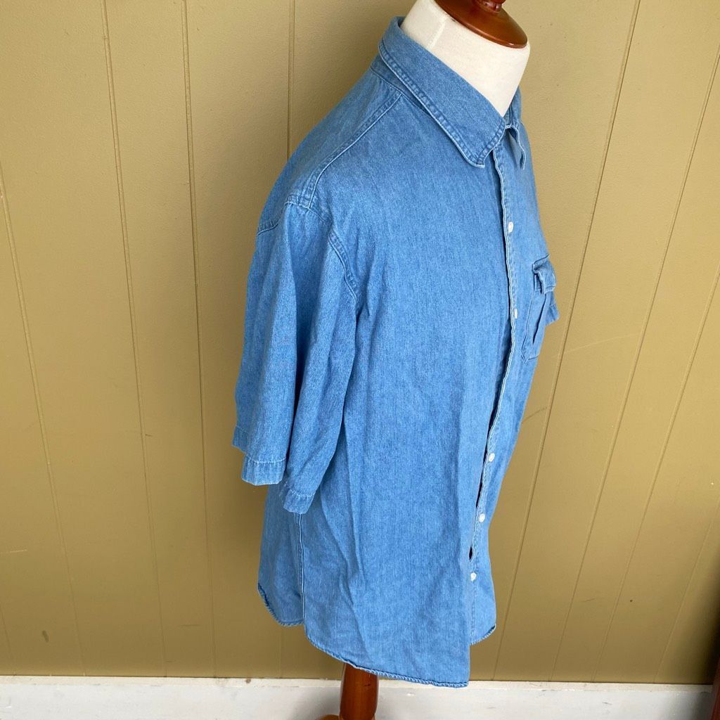 Other Open trails men XL 100% cotton button down short sleeve Size US XL / EU 56 / 4 - 4 Thumbnail
