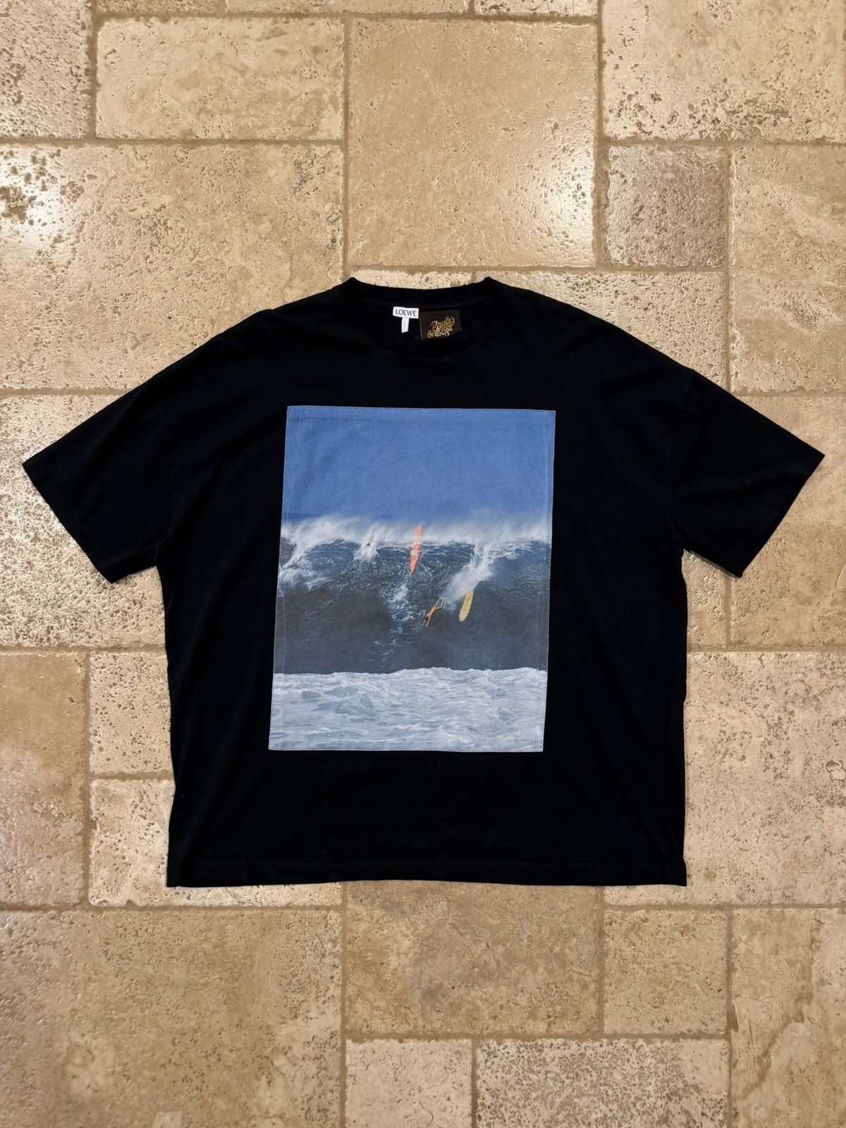 Loewe Loewe Paula’s Ibiza Leroy Grannis Surf Graphic Black T-Shirt Size US S / EU 44-46 / 1 - 3 Thumbnail